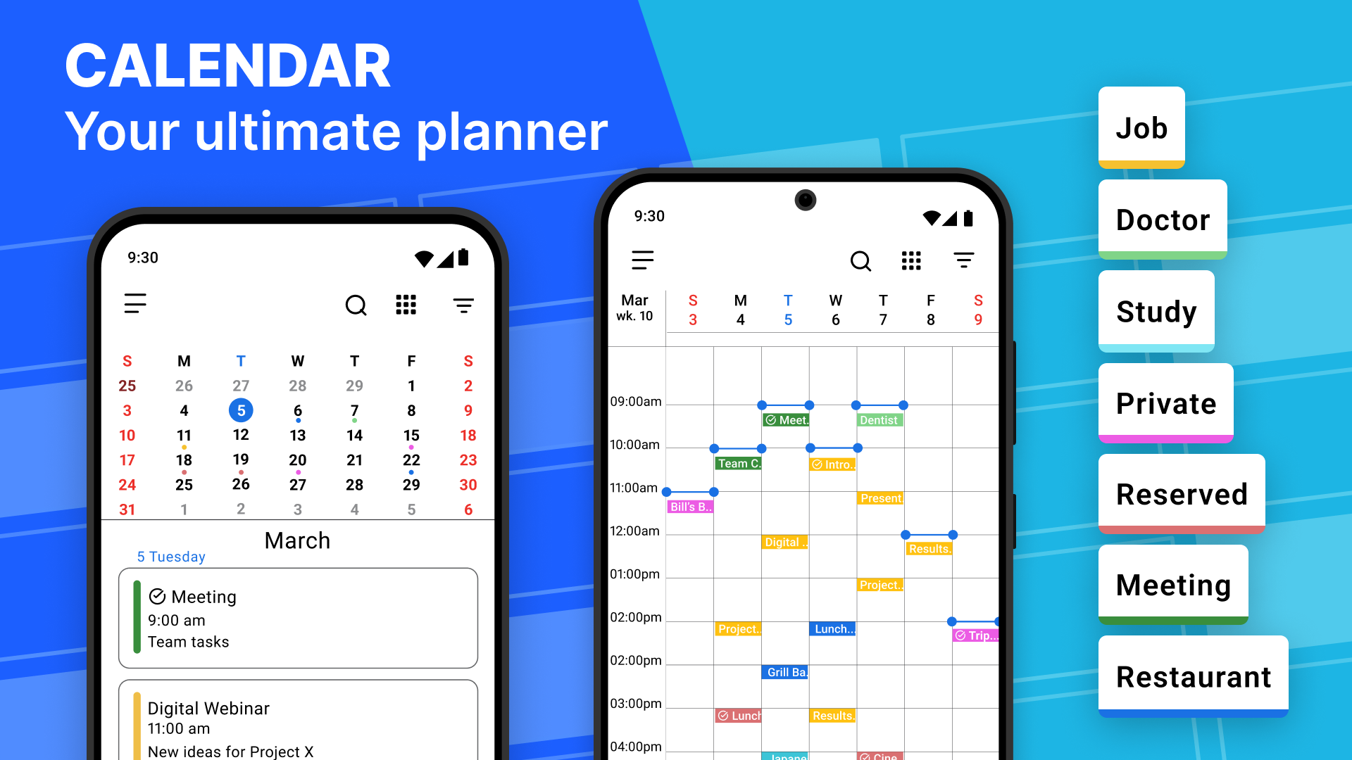 اسکرین شات 1 برنامه Calendar 2025: Simple Calendar