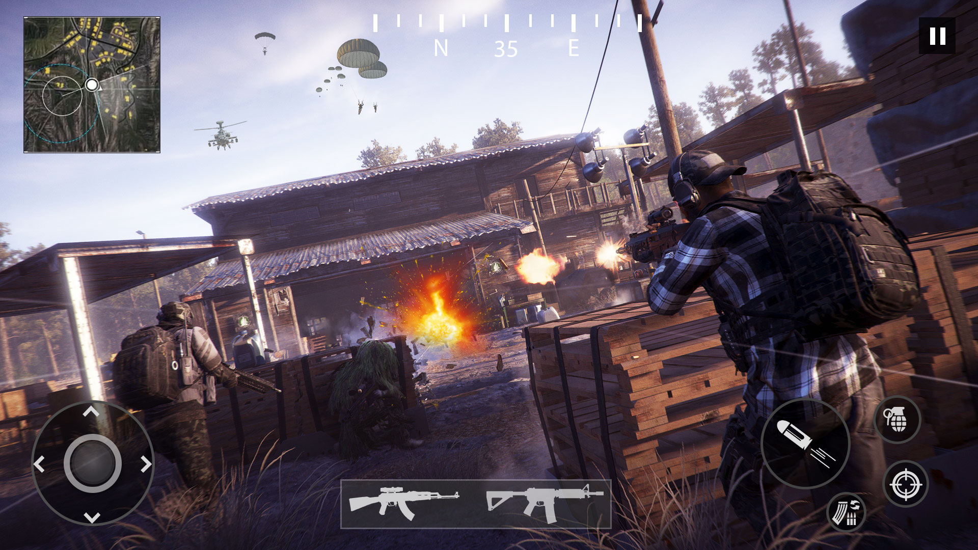 اسکرین شات 4 بازی Call of Fire Fps Shooting Game