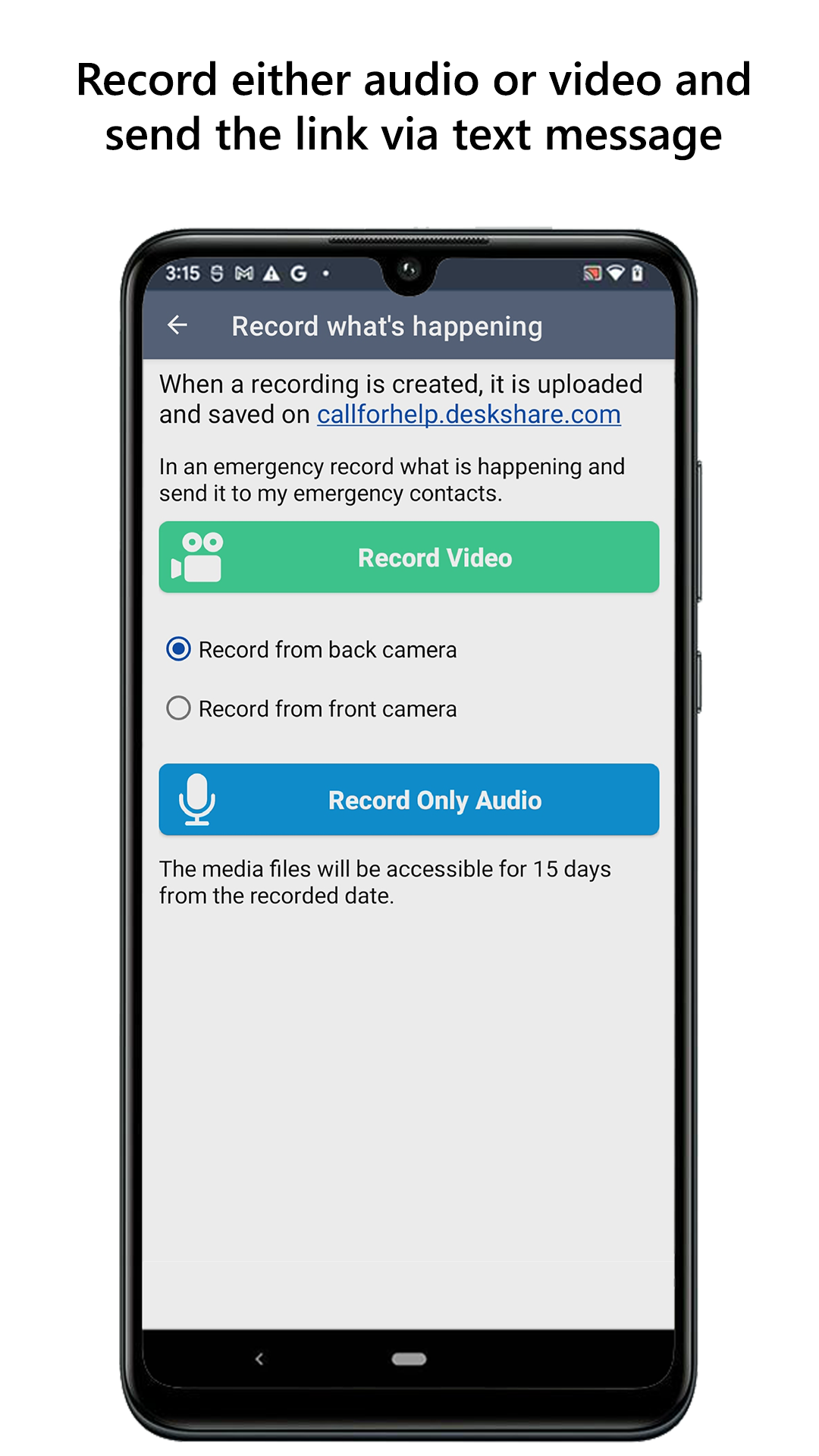 اسکرین شات 4 برنامه Call For Help - Emergency SOS