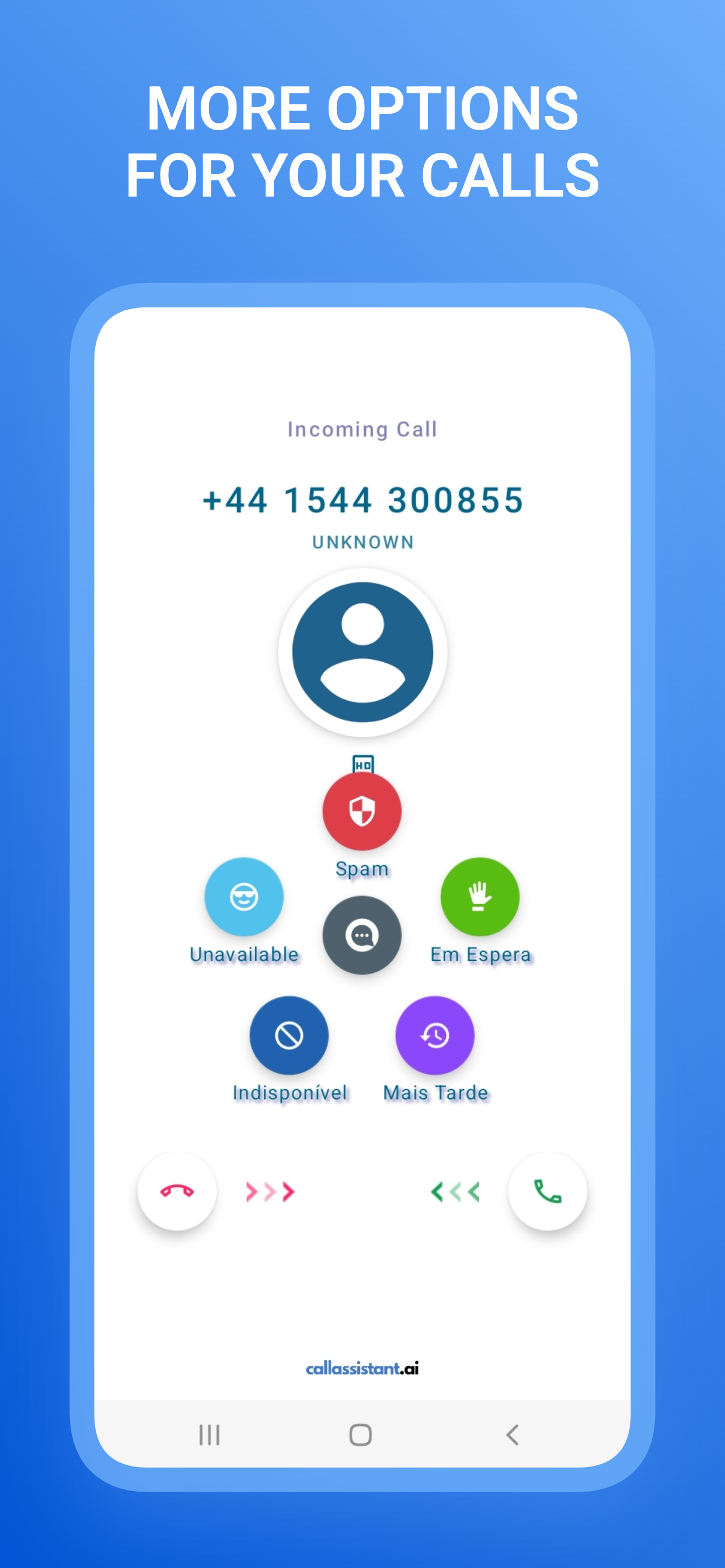 اسکرین شات 1 برنامه AI Call Assistant & Screener