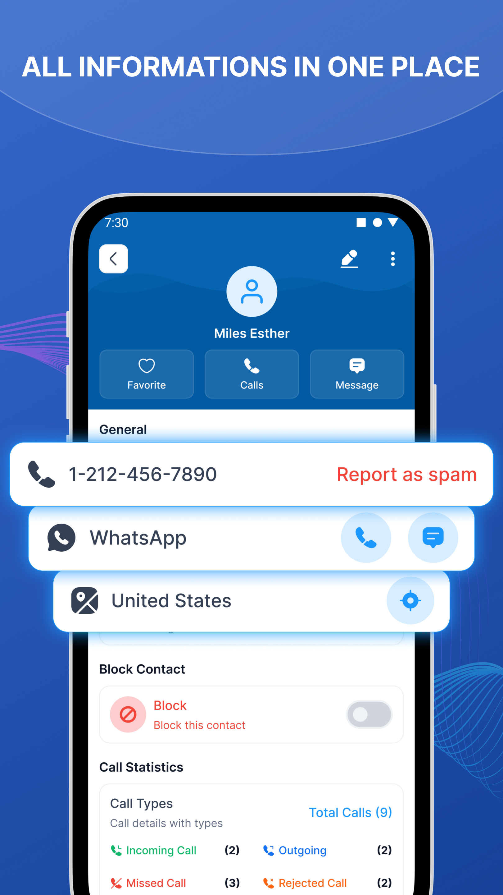 اسکرین شات 2 برنامه Show ID Caller & Spam Blocker