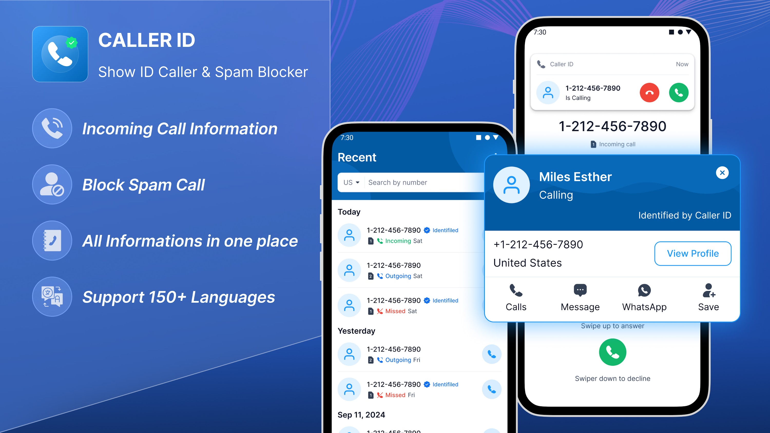 اسکرین شات 1 برنامه Show ID Caller & Spam Blocker