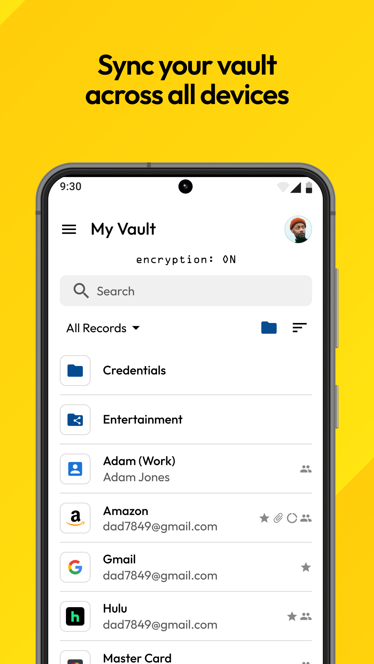 اسکرین شات 5 برنامه Keeper Password Manager