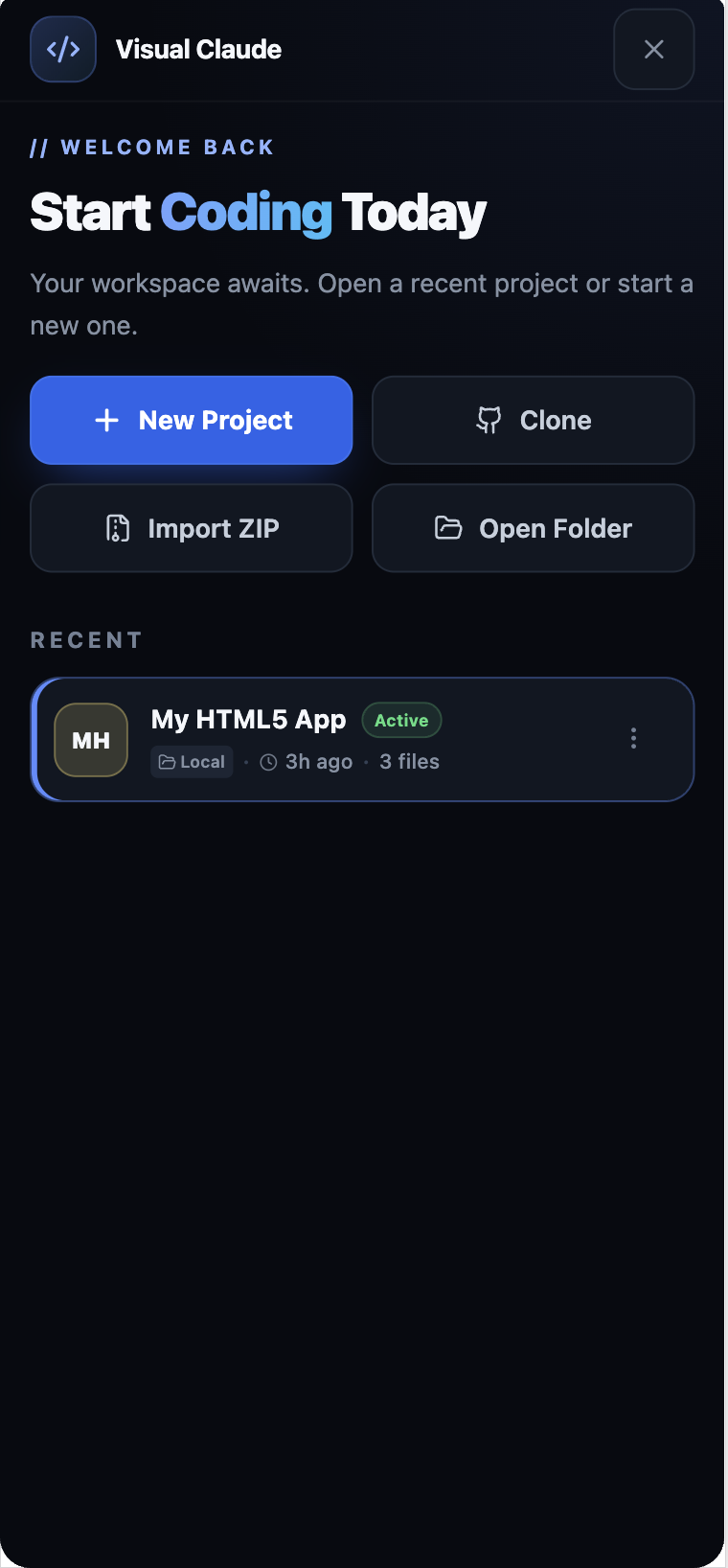 اسکرین شات 1 بازی Visual Vibe Code AI