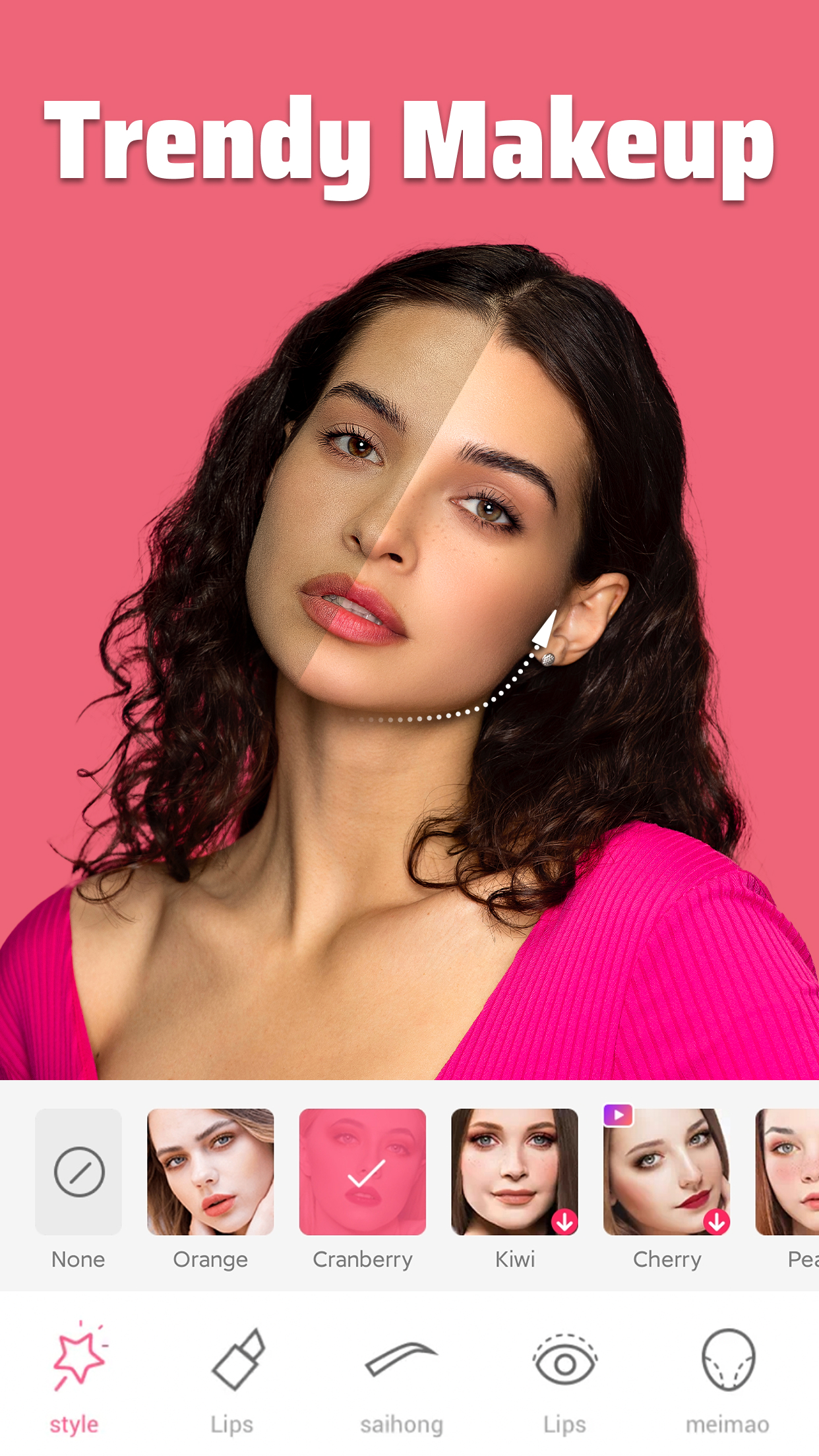 اسکرین شات 4 برنامه Sweet Selfie: AI Camera Editor