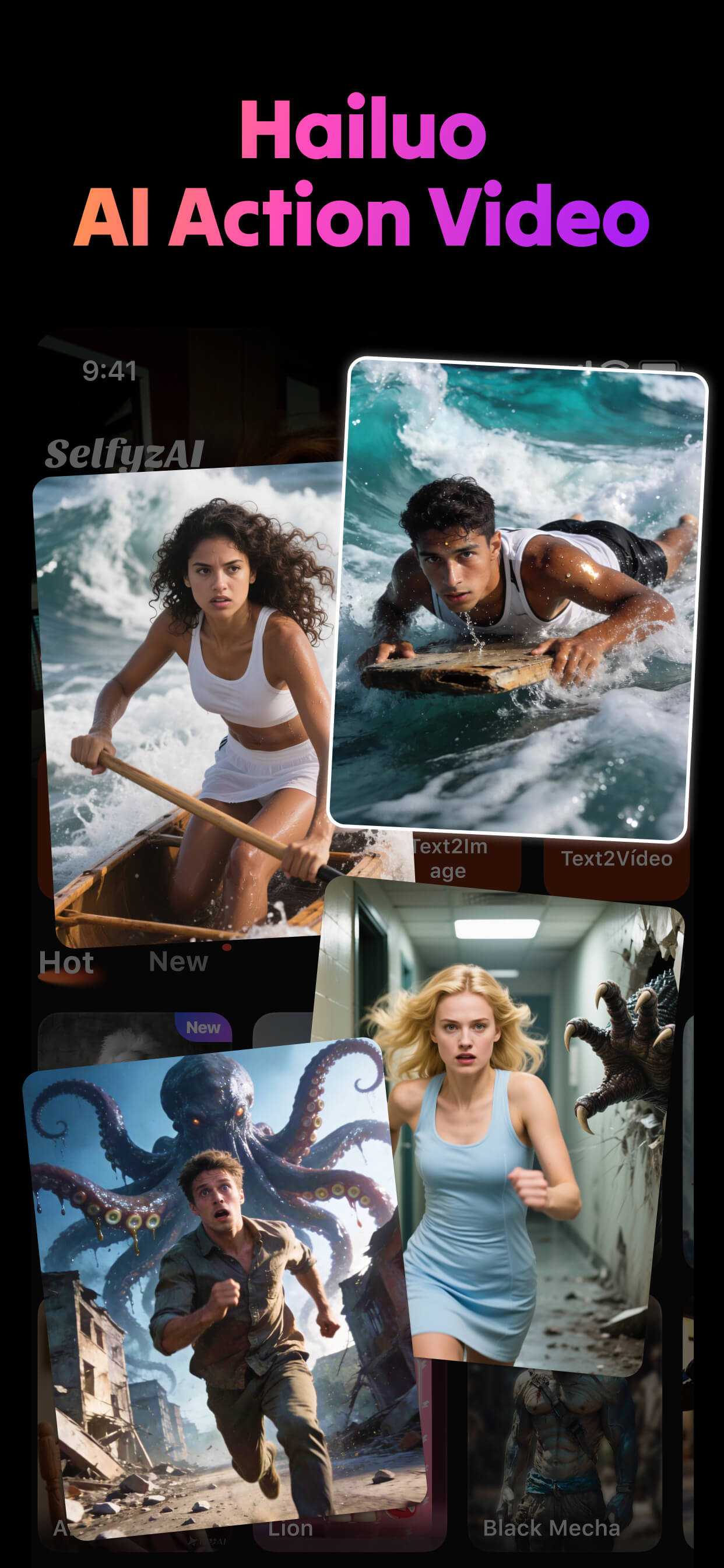 اسکرین شات 8 برنامه AI Video Generator : SelfyzAI