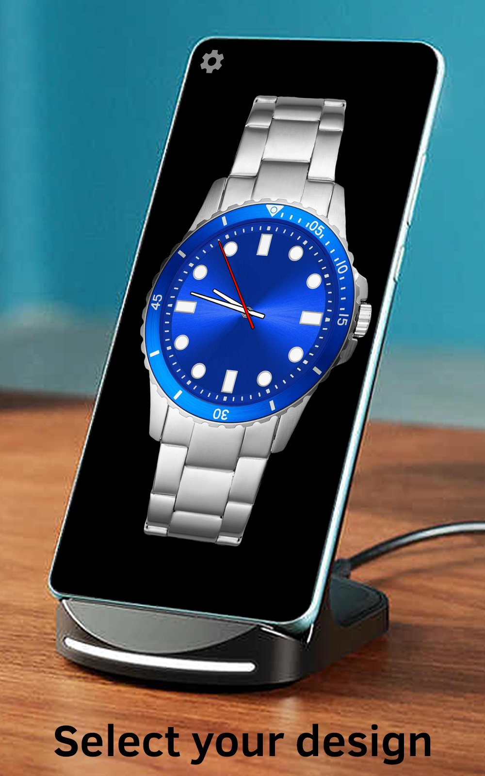 اسکرین شات 1 برنامه Huge Analog Clock