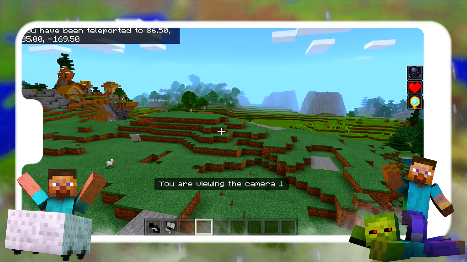 اسکرین شات 5 برنامه Security Camera Mod Minecraft