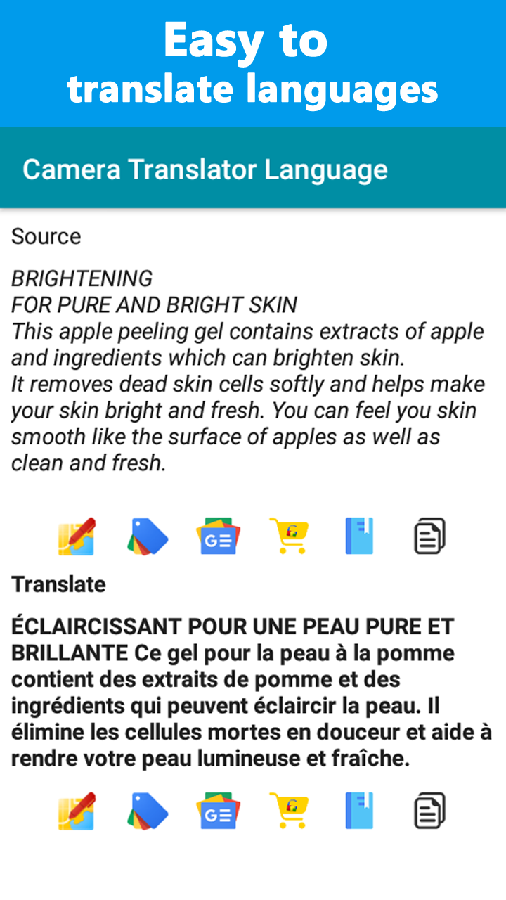 اسکرین شات 4 برنامه Camera Translator