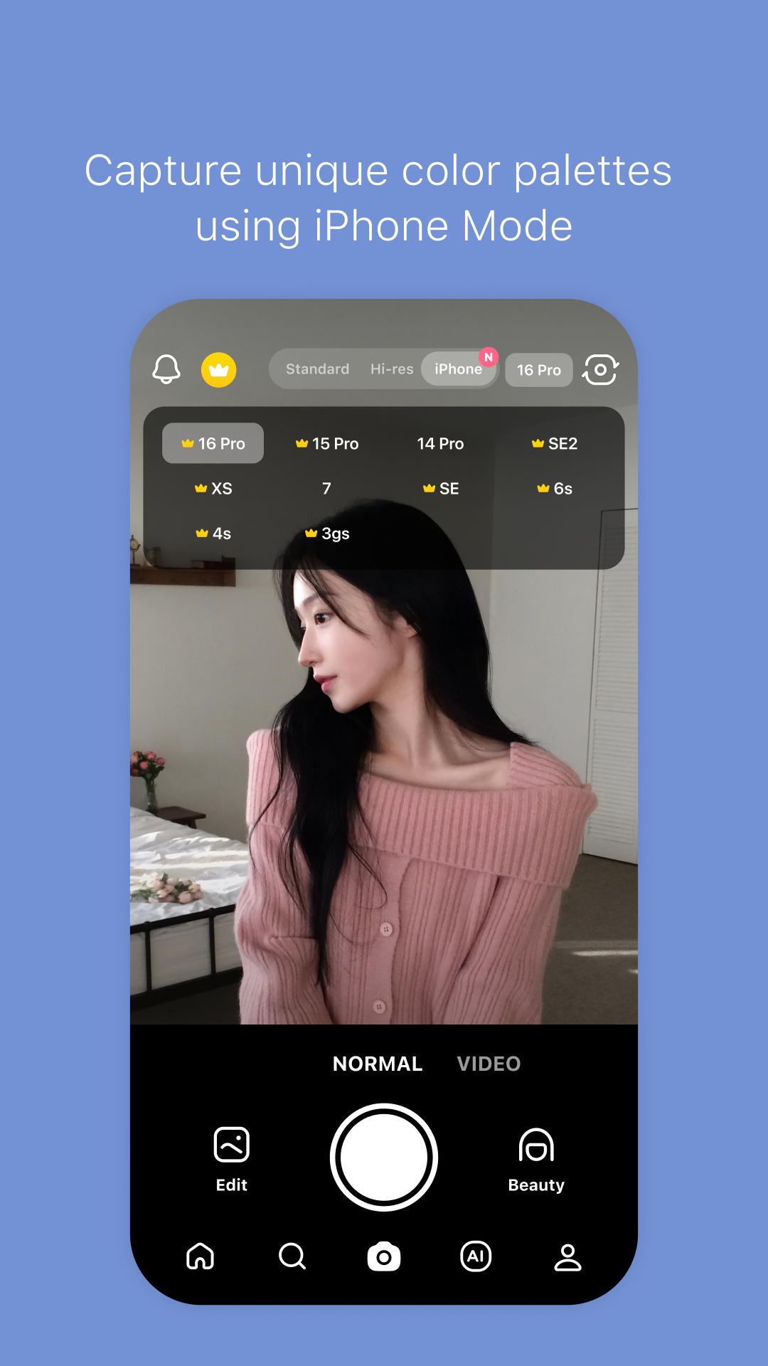 اسکرین شات 2 برنامه SNOW - AI Profile