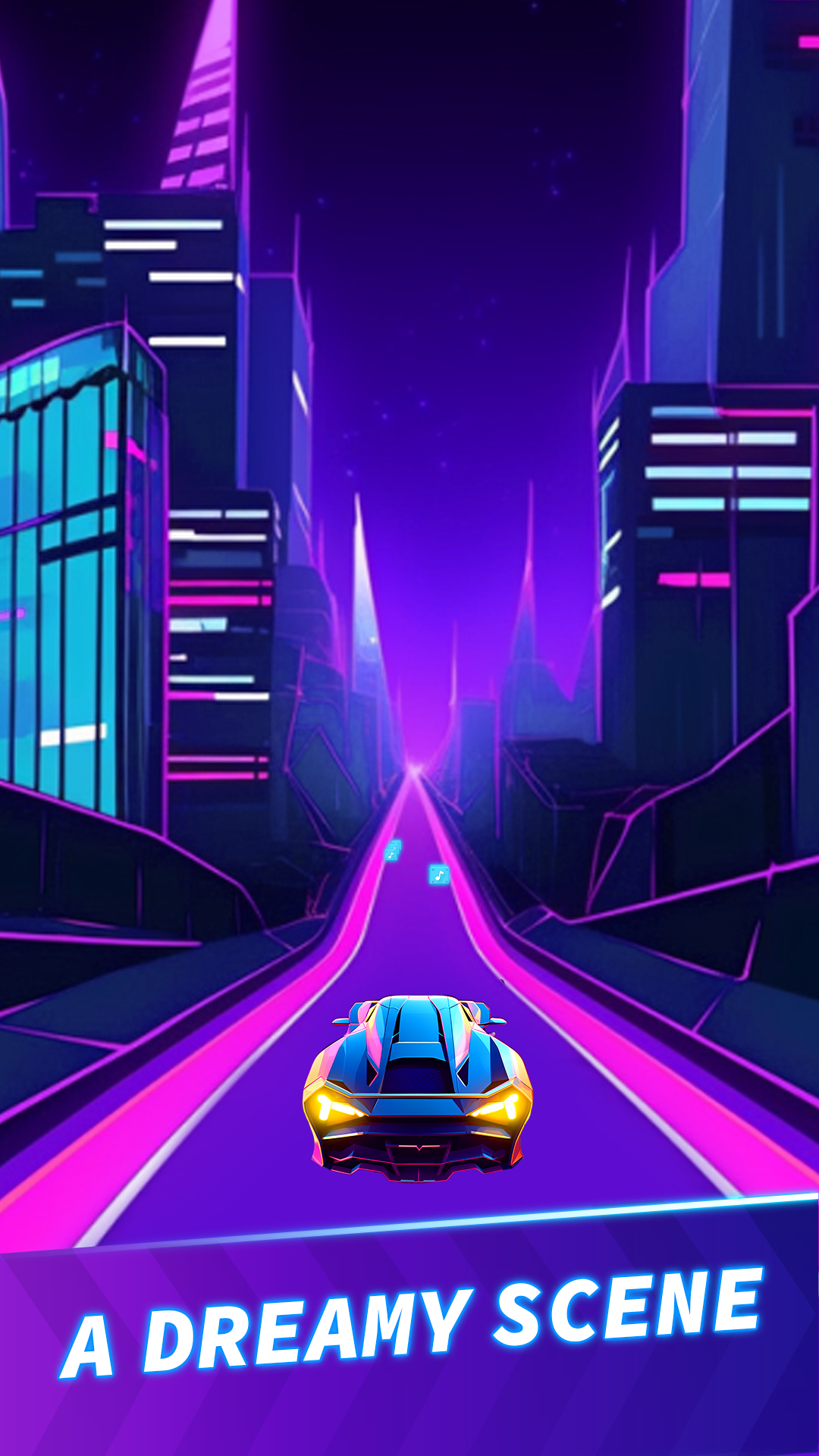 اسکرین شات 3 بازی Magic Beat Racing music game