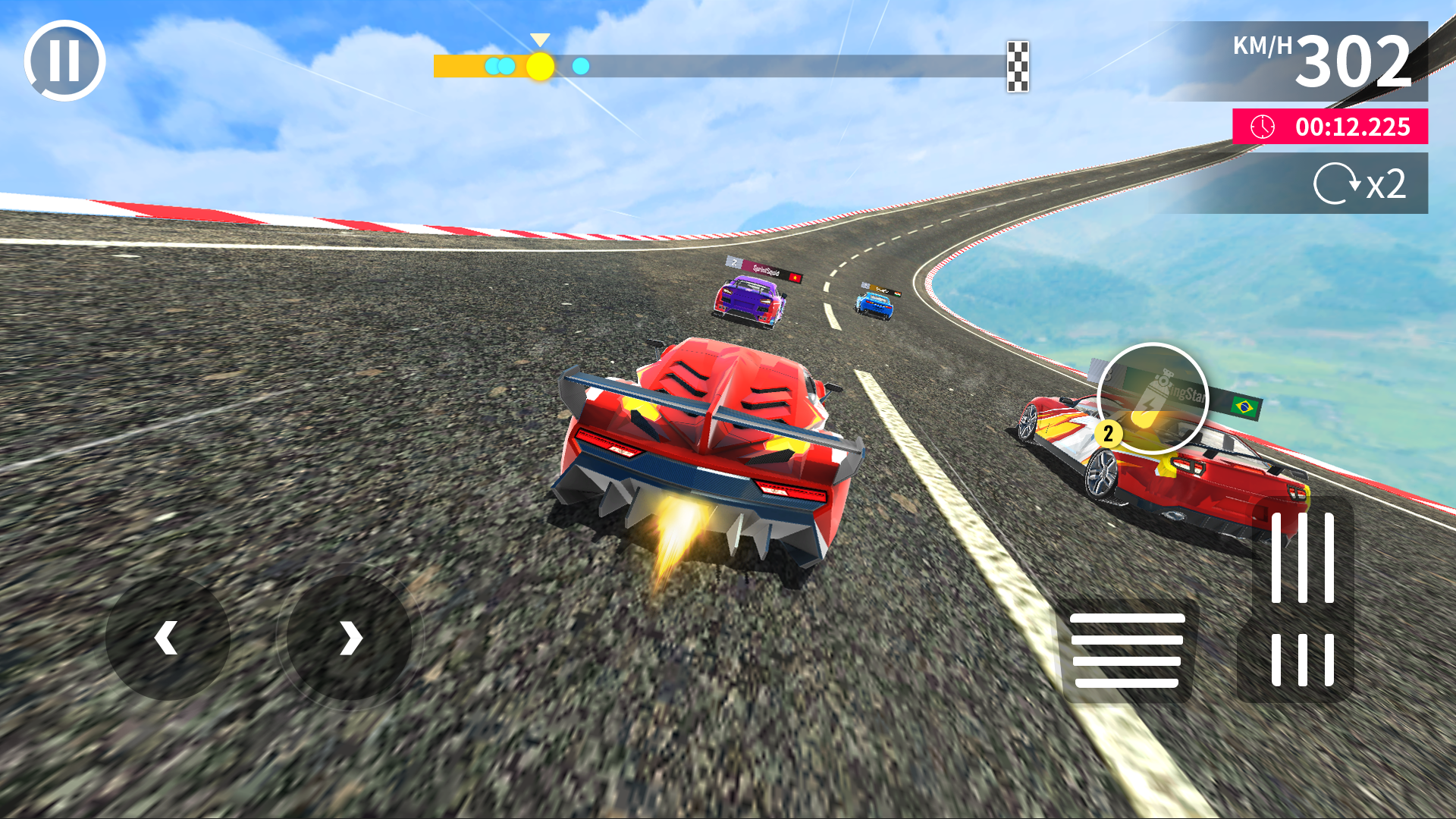 اسکرین شات 4 بازی extreme car race master games