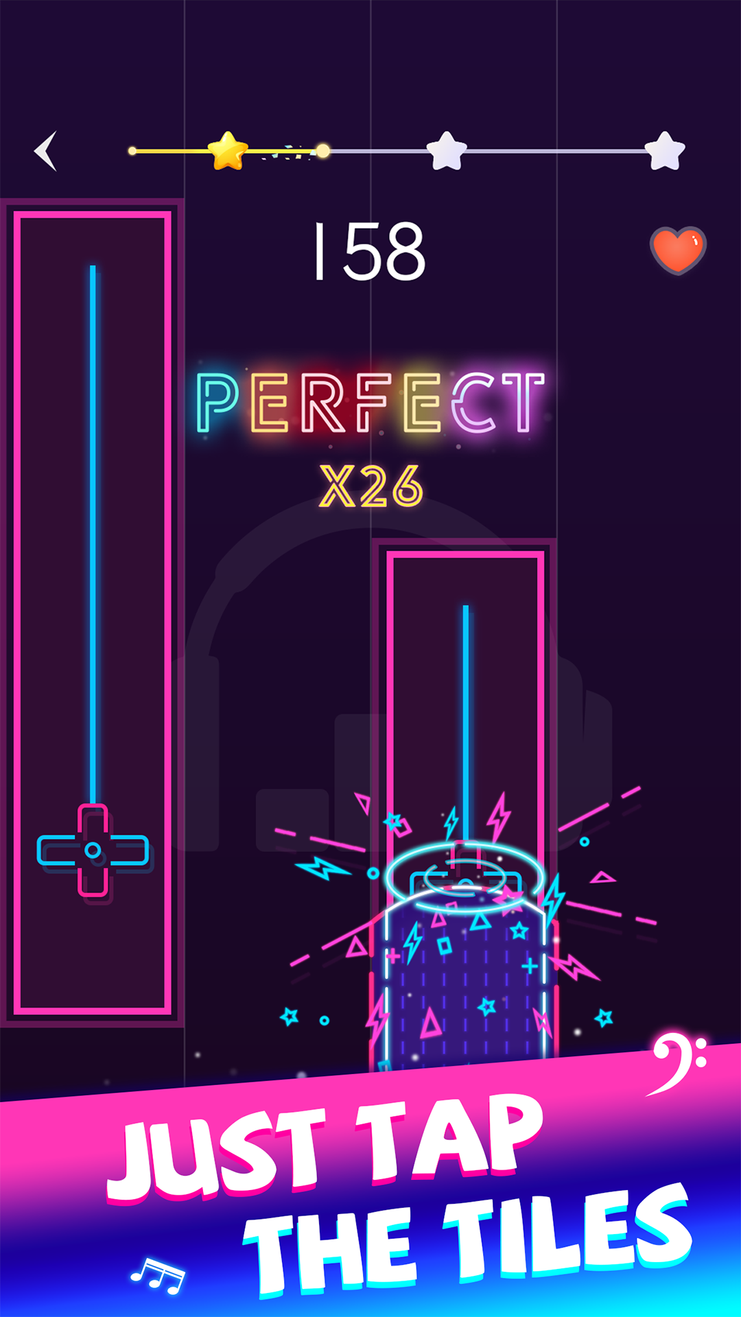 اسکرین شات 2 بازی Beat Piano Dance:music game