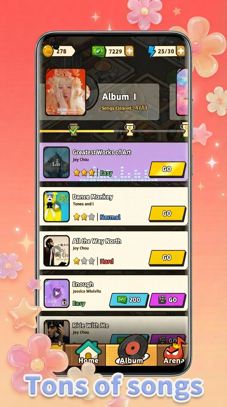 اسکرین شات 1 بازی Piano Star: Rhythm Music Game
