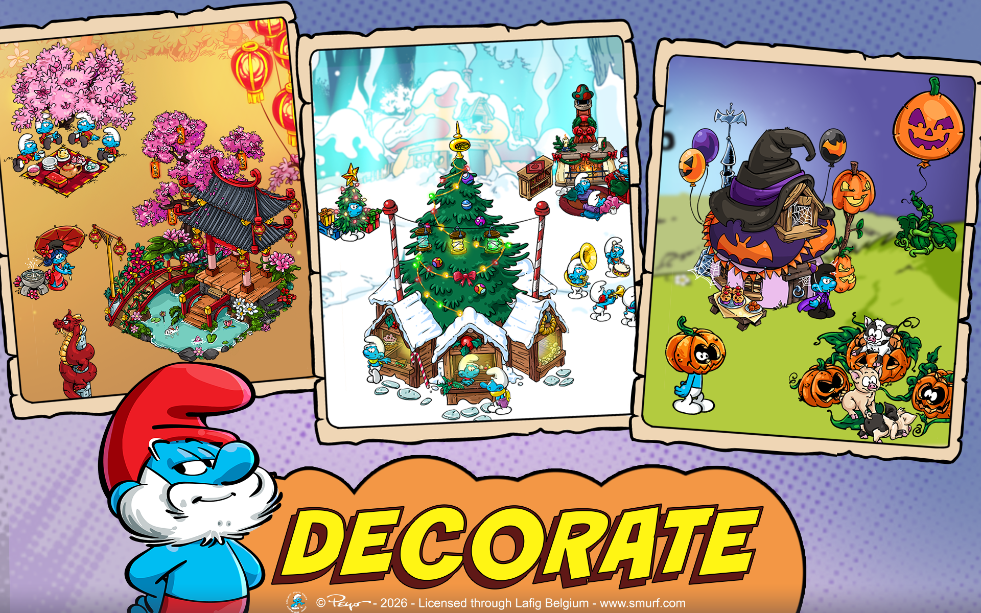 اسکرین شات 3 بازی Smurfs' Village