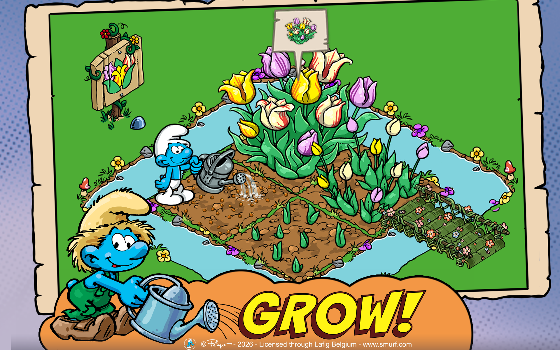 اسکرین شات 2 بازی Smurfs' Village