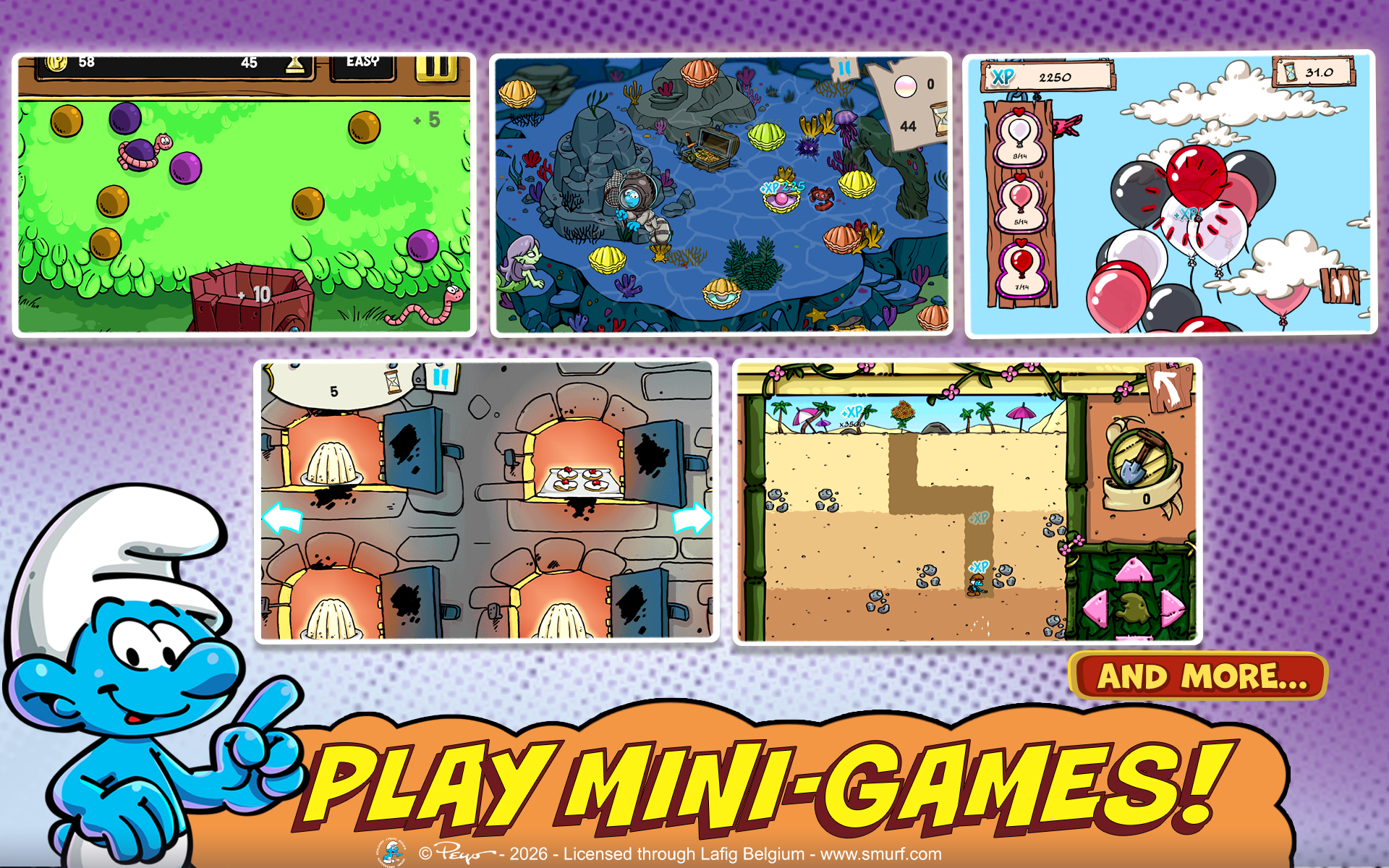اسکرین شات 6 بازی Smurfs' Village