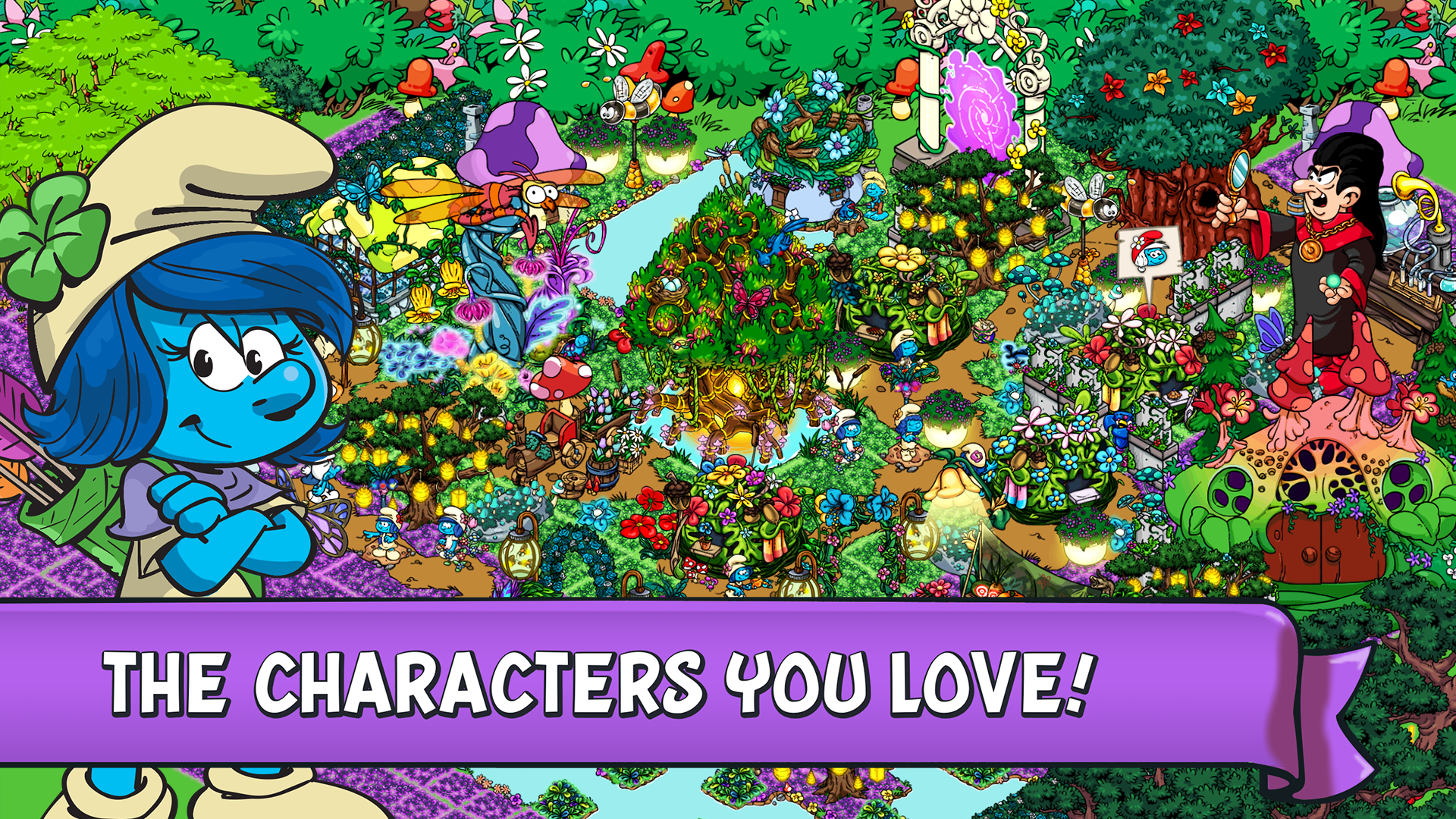 اسکرین شات 3 بازی Smurfs' Village
