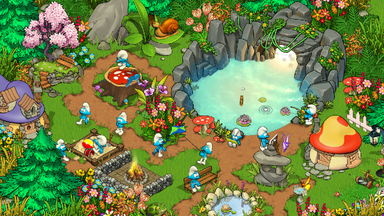 اسکرین شات 3 بازی Smurfs and the Magical Meadow