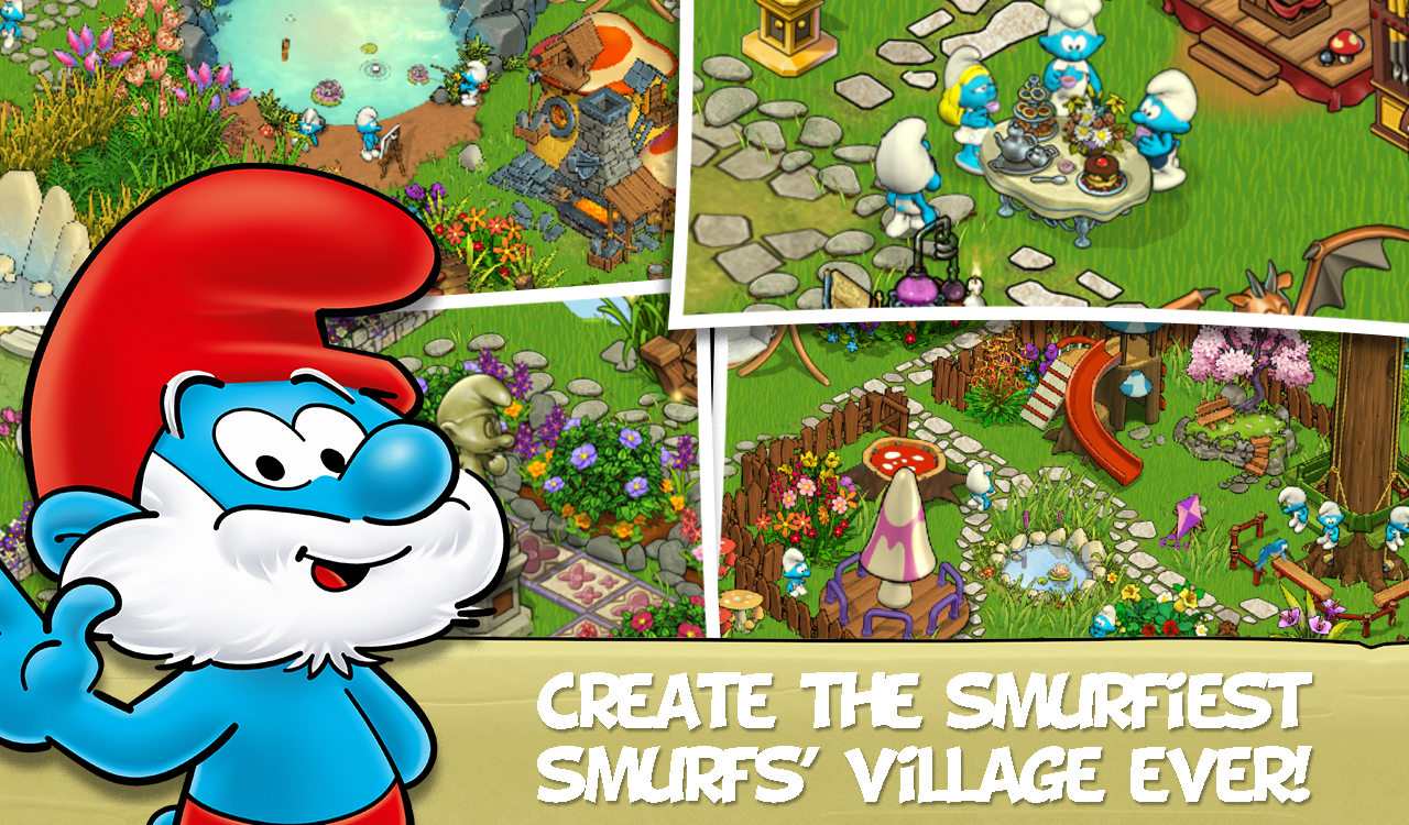 اسکرین شات 1 بازی Smurfs and the Magical Meadow