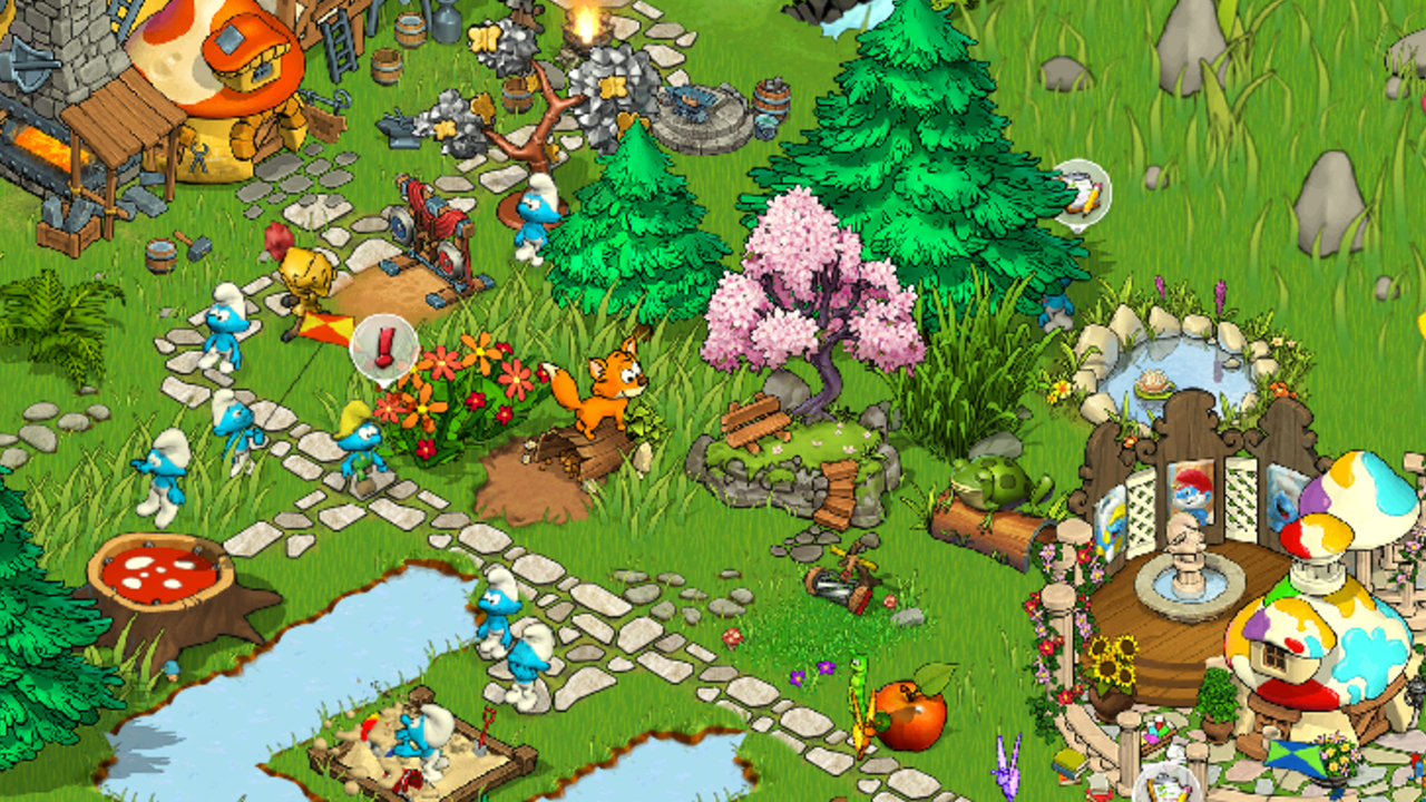 اسکرین شات 4 بازی Smurfs and the Magical Meadow