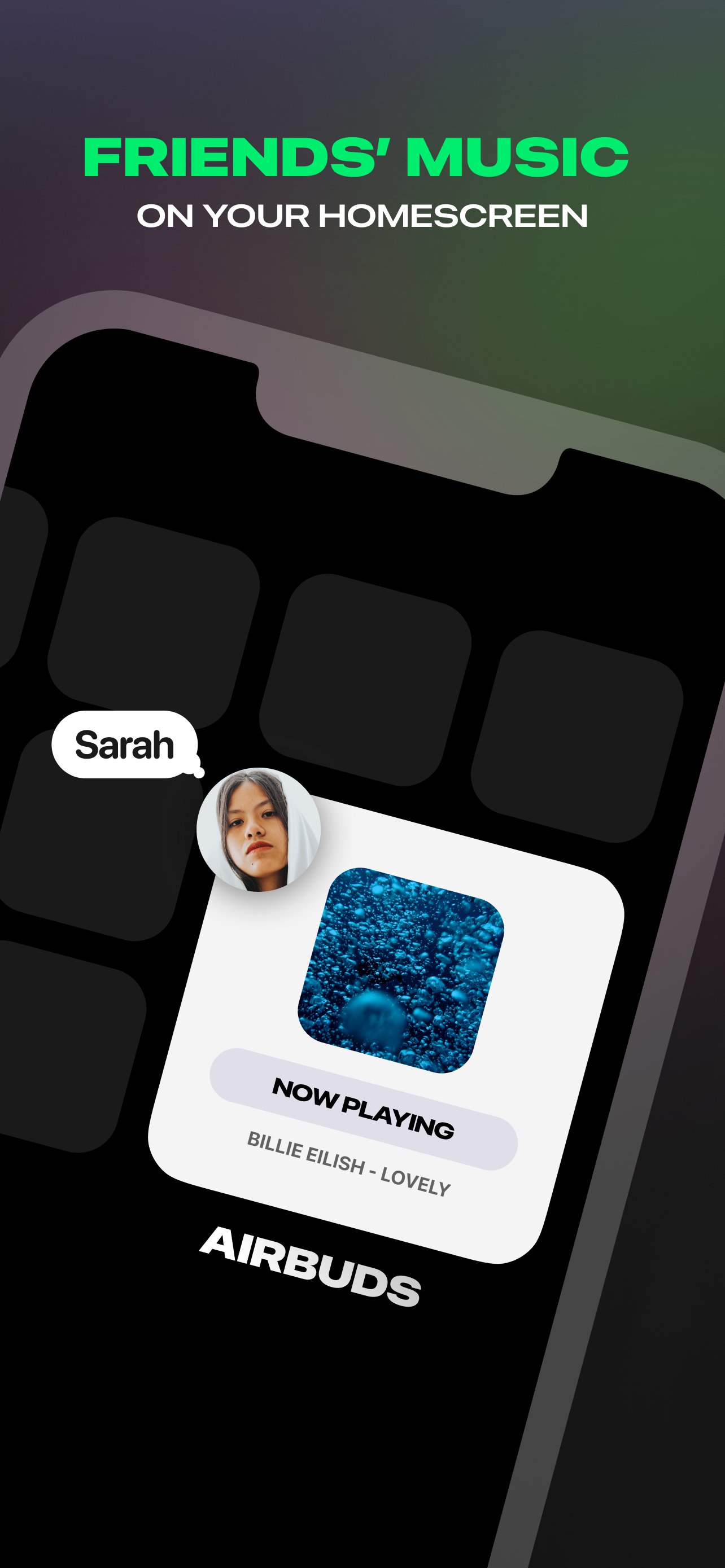 اسکرین شات 1 برنامه Airbuds Widget