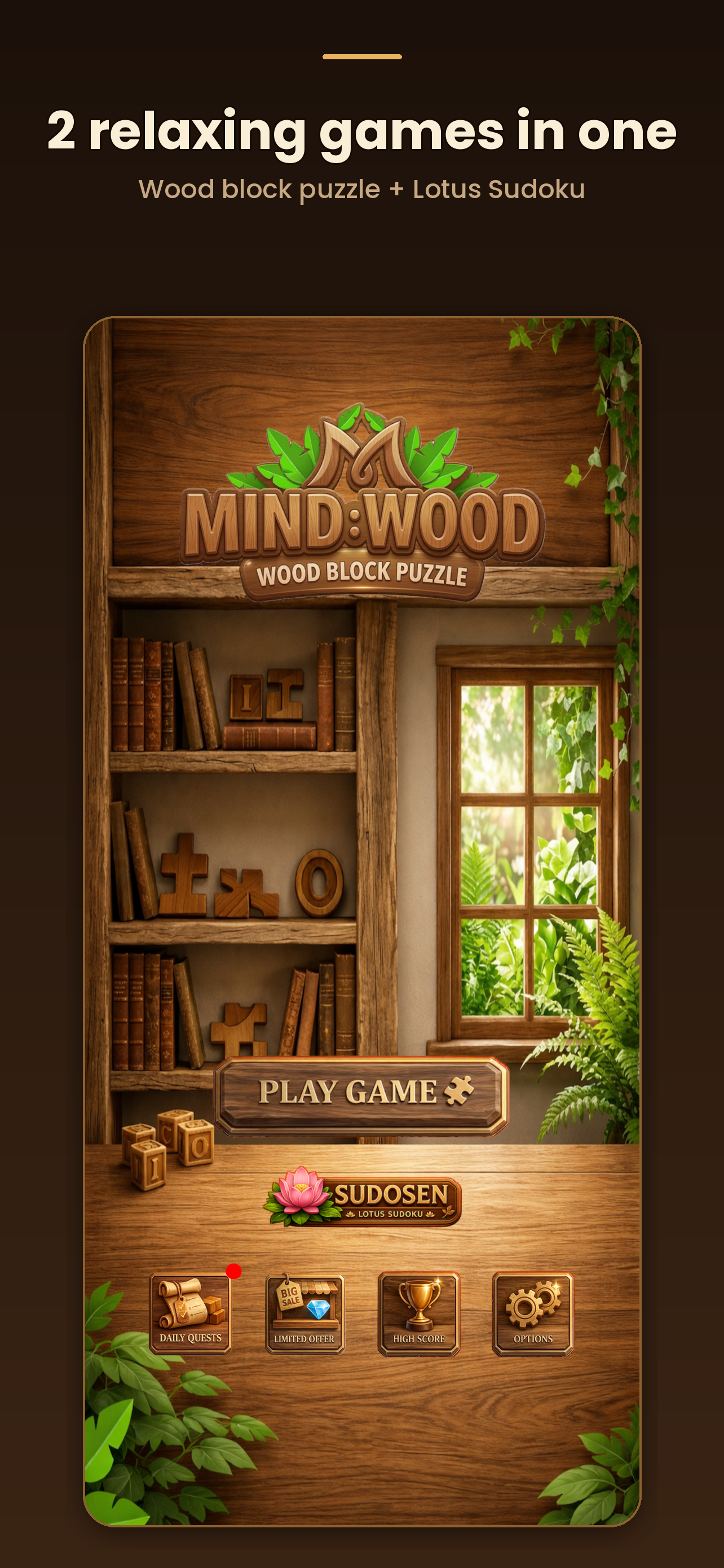 اسکرین شات 5 بازی Block Puzzle : Mind Wood