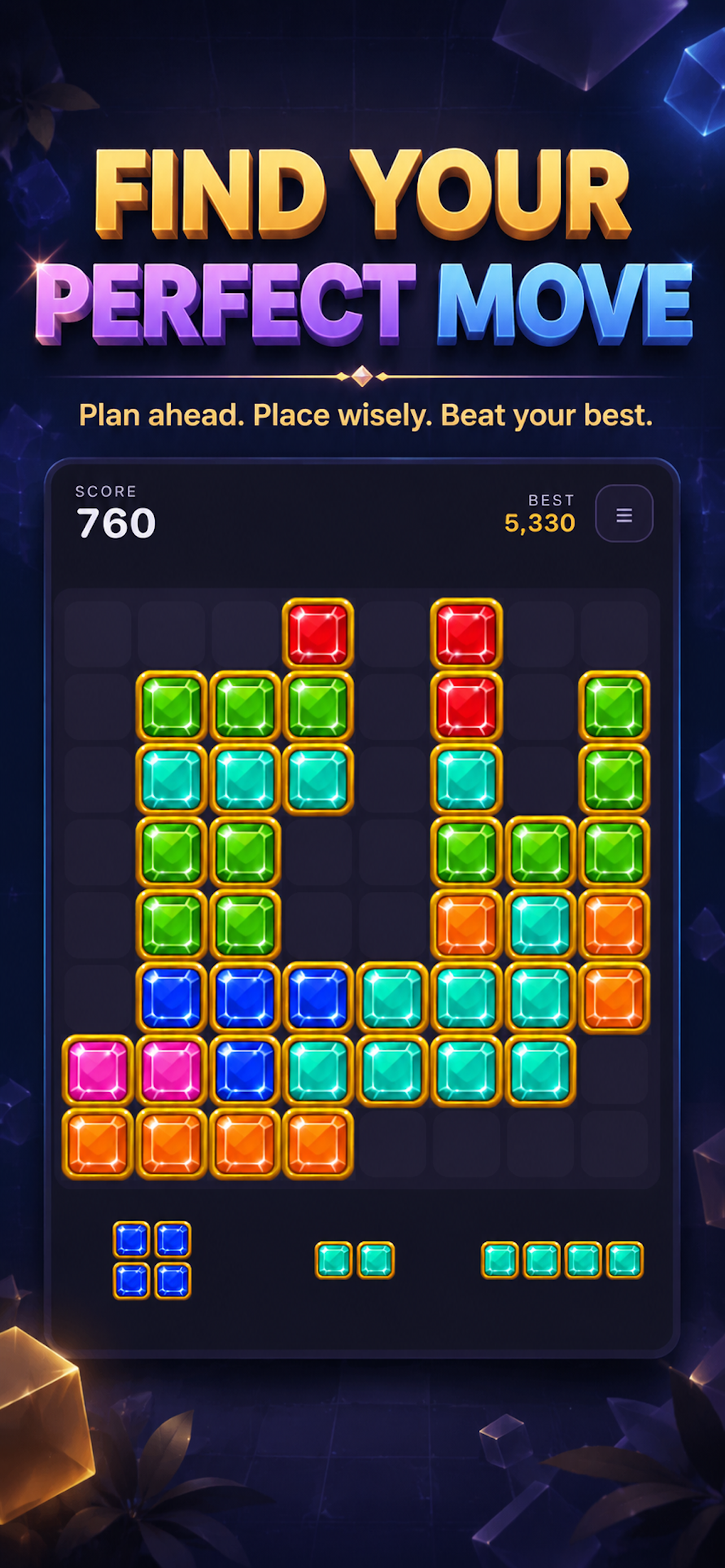 اسکرین شات 4 بازی Block Mind Jewel Puzzle