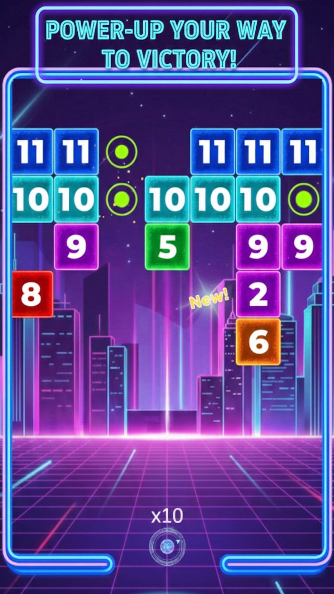 اسکرین شات 2 بازی Brick Blast: Neon Breaker