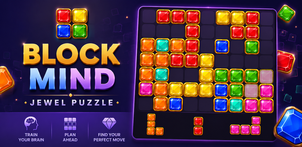 اسکرین شات 5 بازی Block Mind Jewel Puzzle