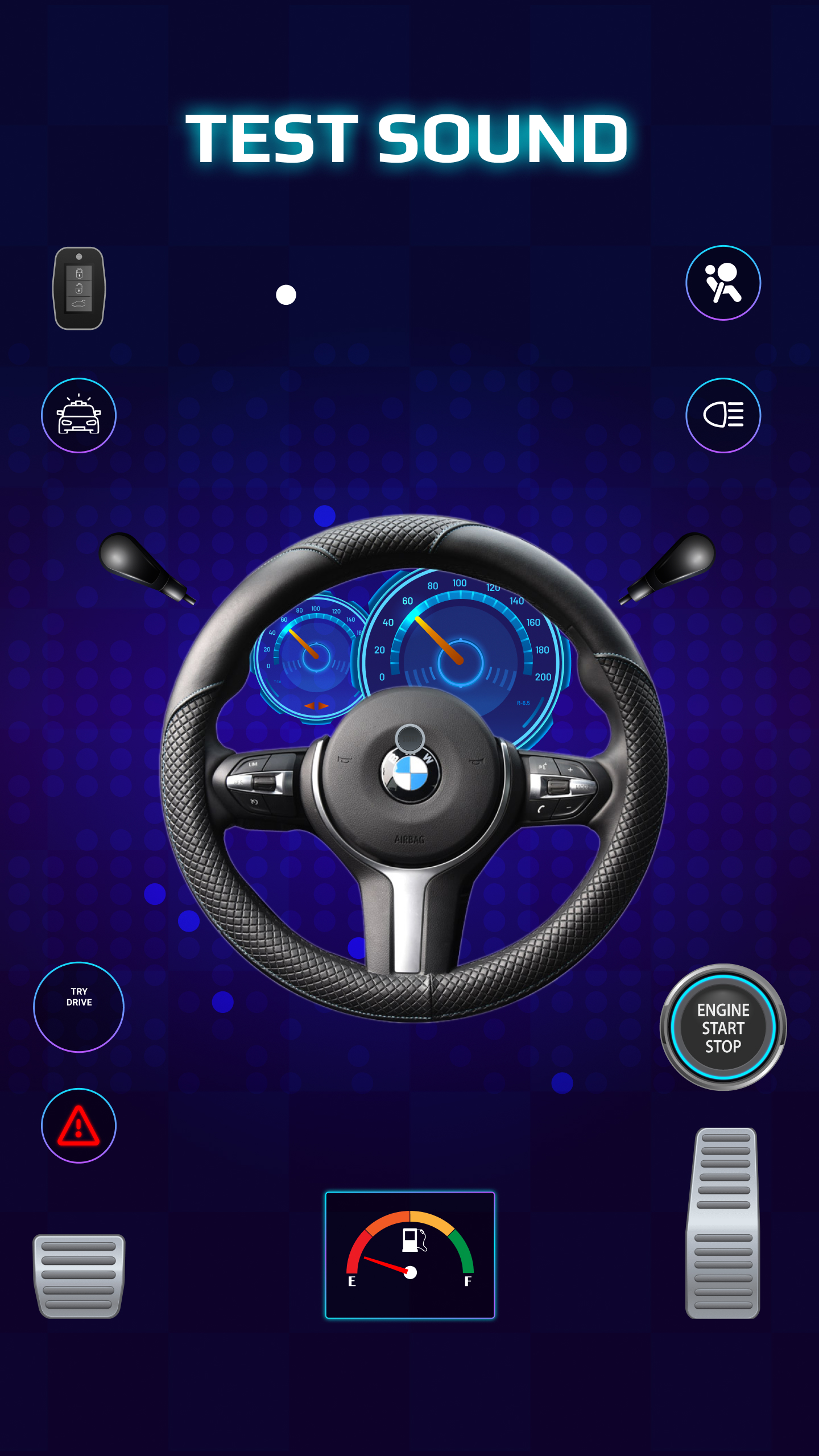 اسکرین شات 2 برنامه Car Simulator: Engines Sounds
