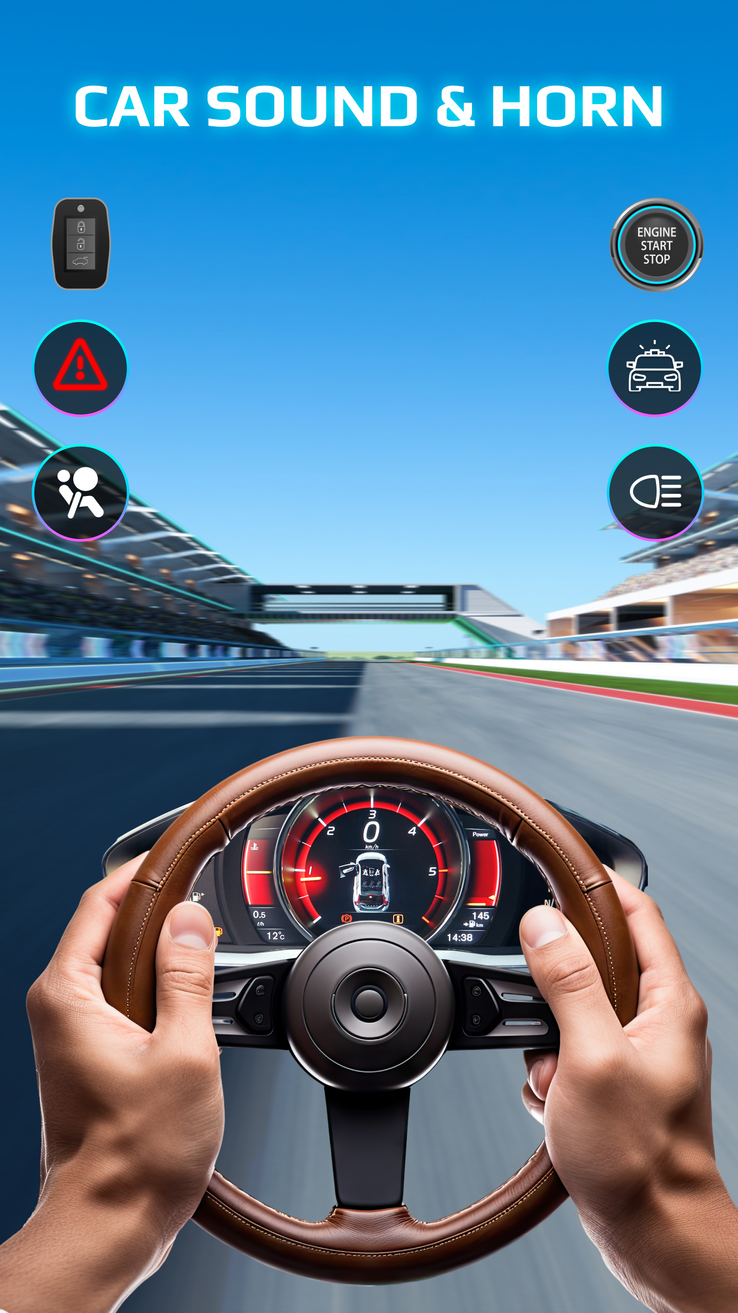 اسکرین شات 5 برنامه Car Simulator: Engines Sounds