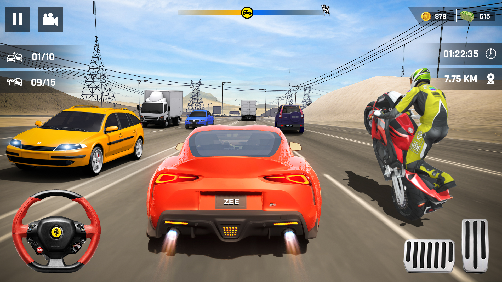 اسکرین شات 4 بازی Speed Car Race 3D - Car Games