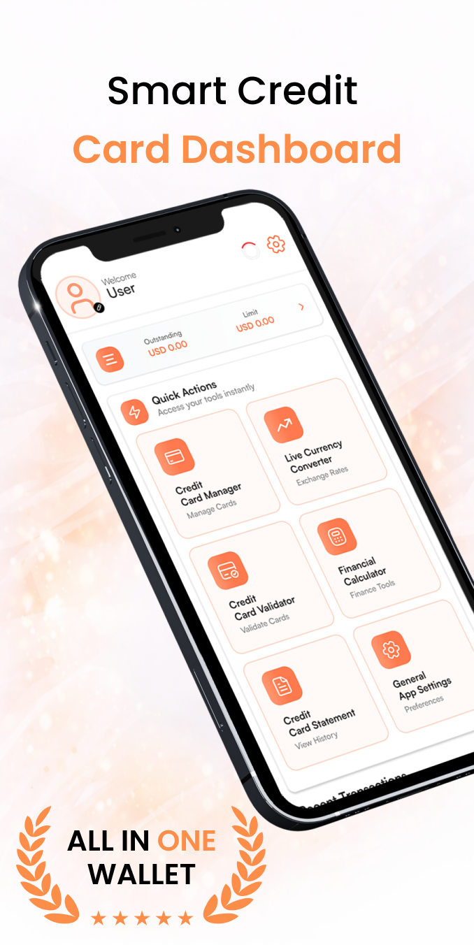 اسکرین شات 2 برنامه Credit Card Wallet & Manager