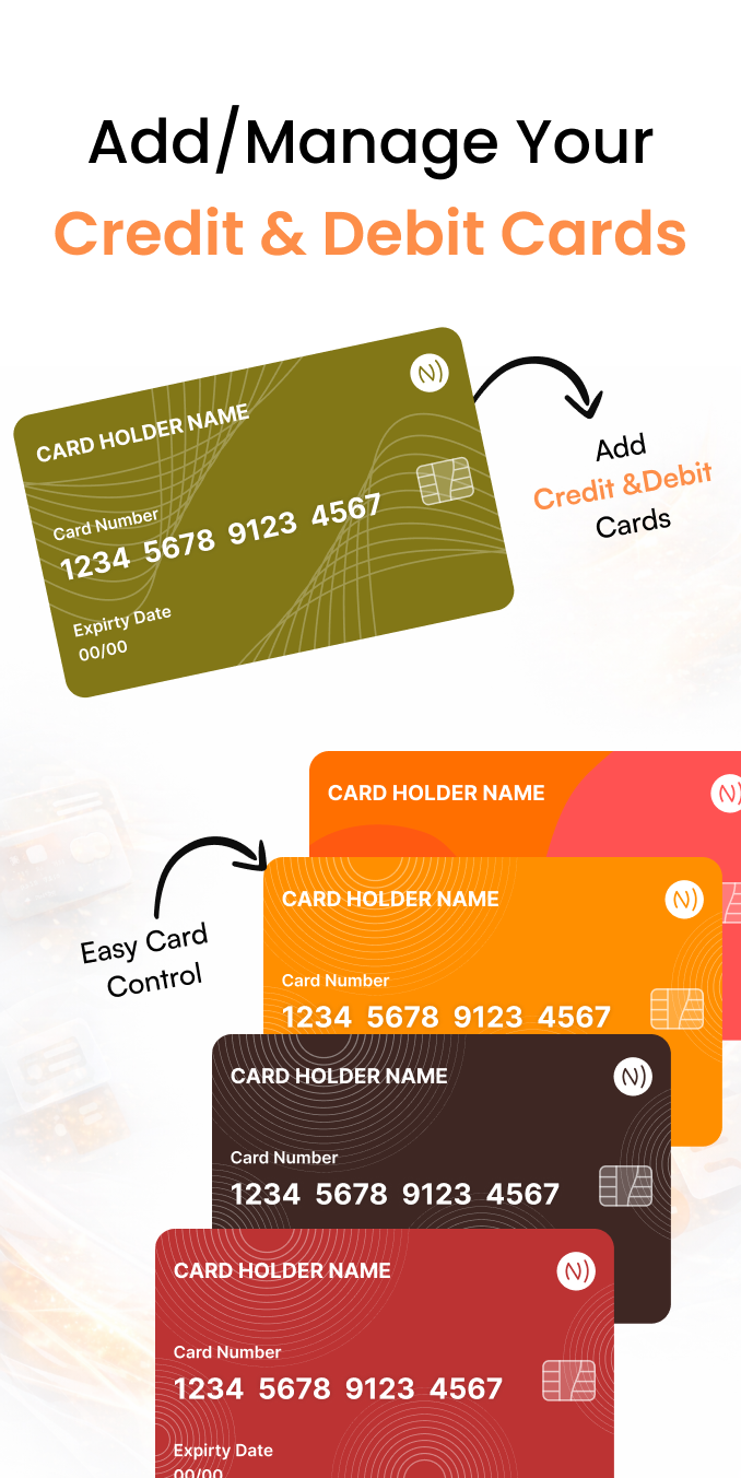 اسکرین شات 3 برنامه Credit Card Wallet & Manager