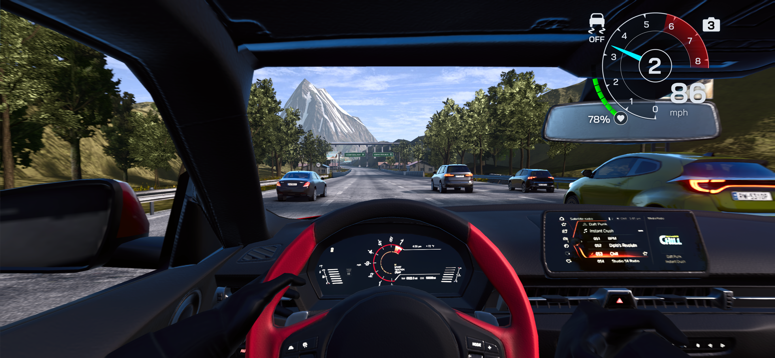 اسکرین شات 2 بازی Highway Legends: Car Racing 3D