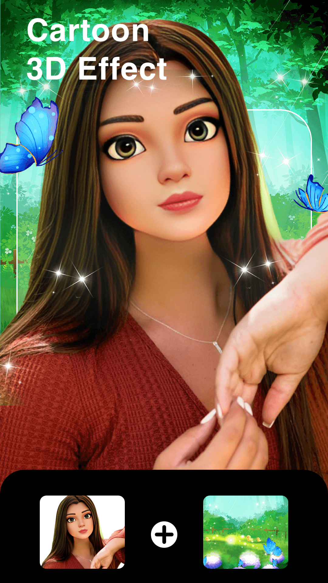 اسکرین شات 3 برنامه Toon Lab- Cartoon Photo Editor