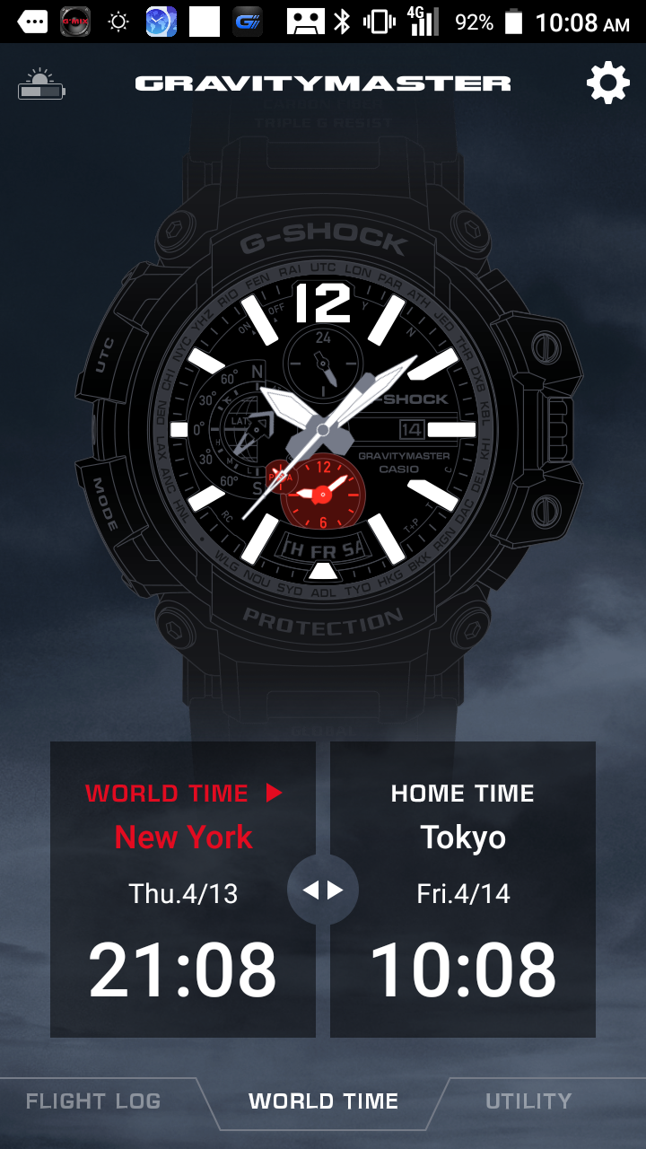 اسکرین شات 2 برنامه G-SHOCK Connected