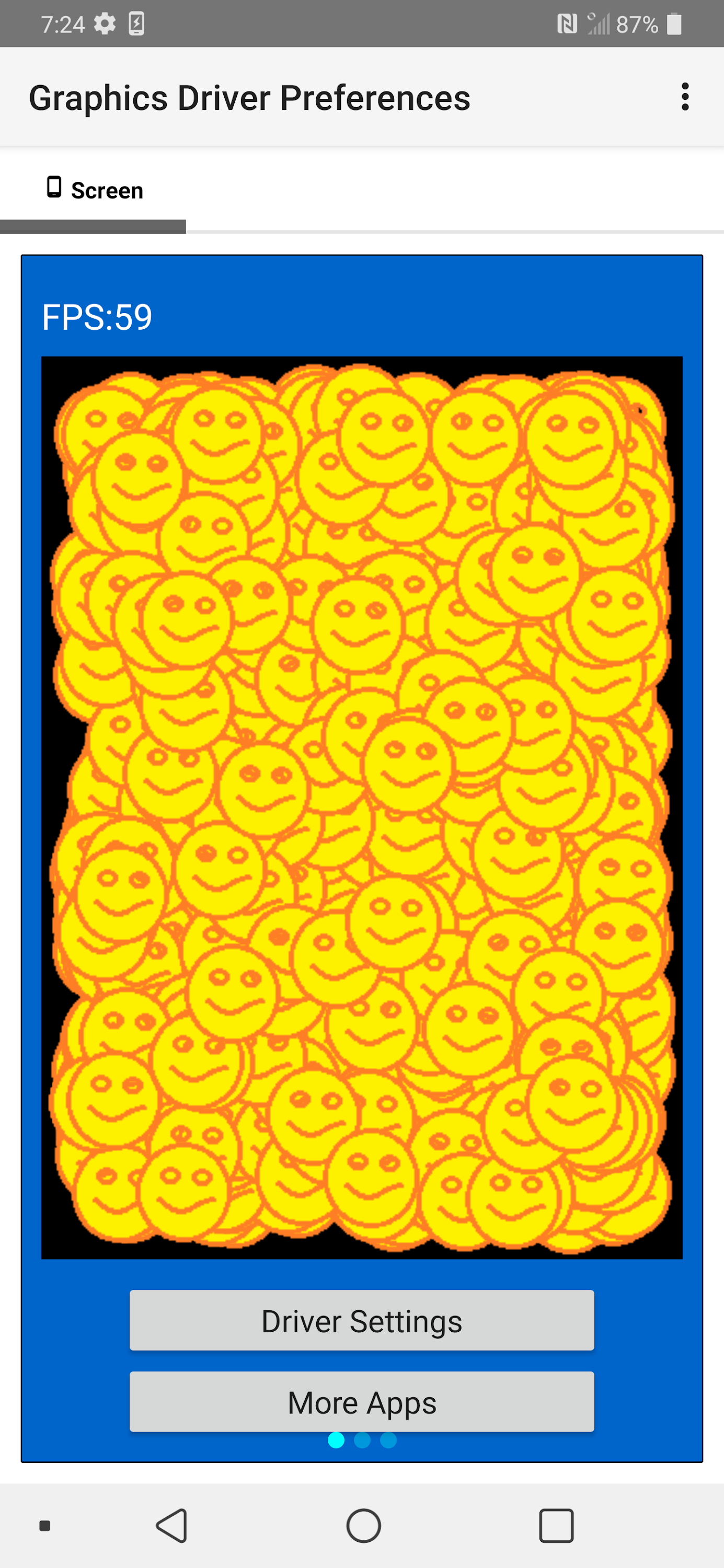 اسکرین شات 1 برنامه Graphics Driver Preferences