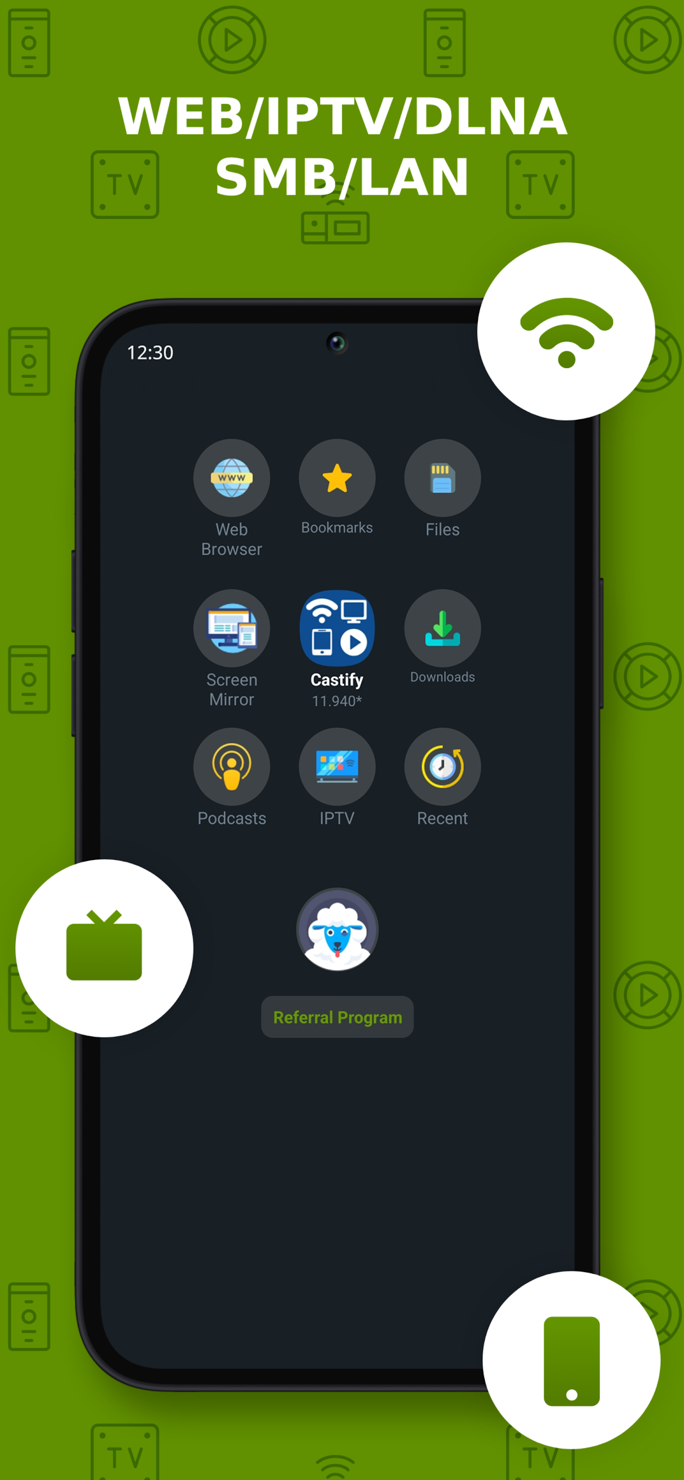 اسکرین شات 7 برنامه Cast to TV+ Chromecast Roku TV