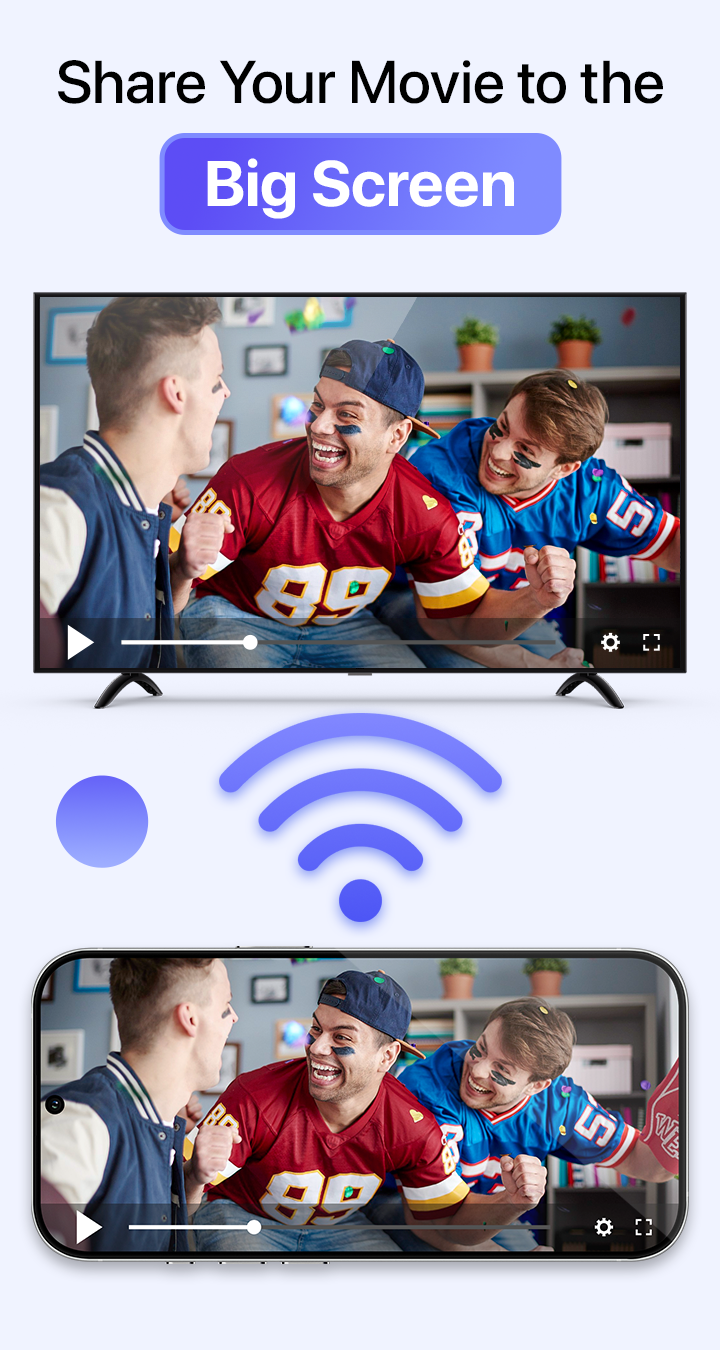 اسکرین شات 5 برنامه Cast to TV & Screen Mirroring