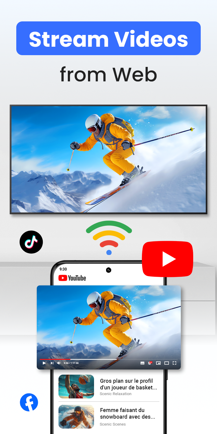 اسکرین شات 5 برنامه Cast for Chromecast & TV Cast