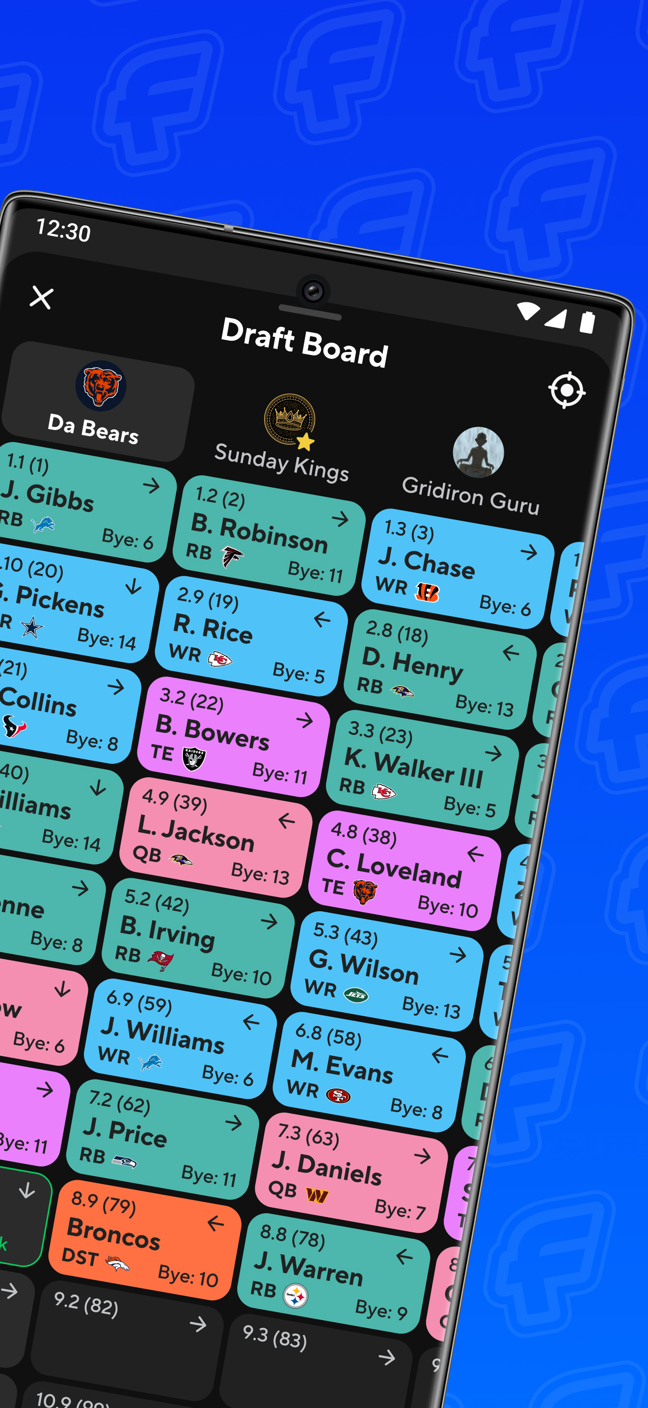 اسکرین شات 2 برنامه CBS Sports Fantasy