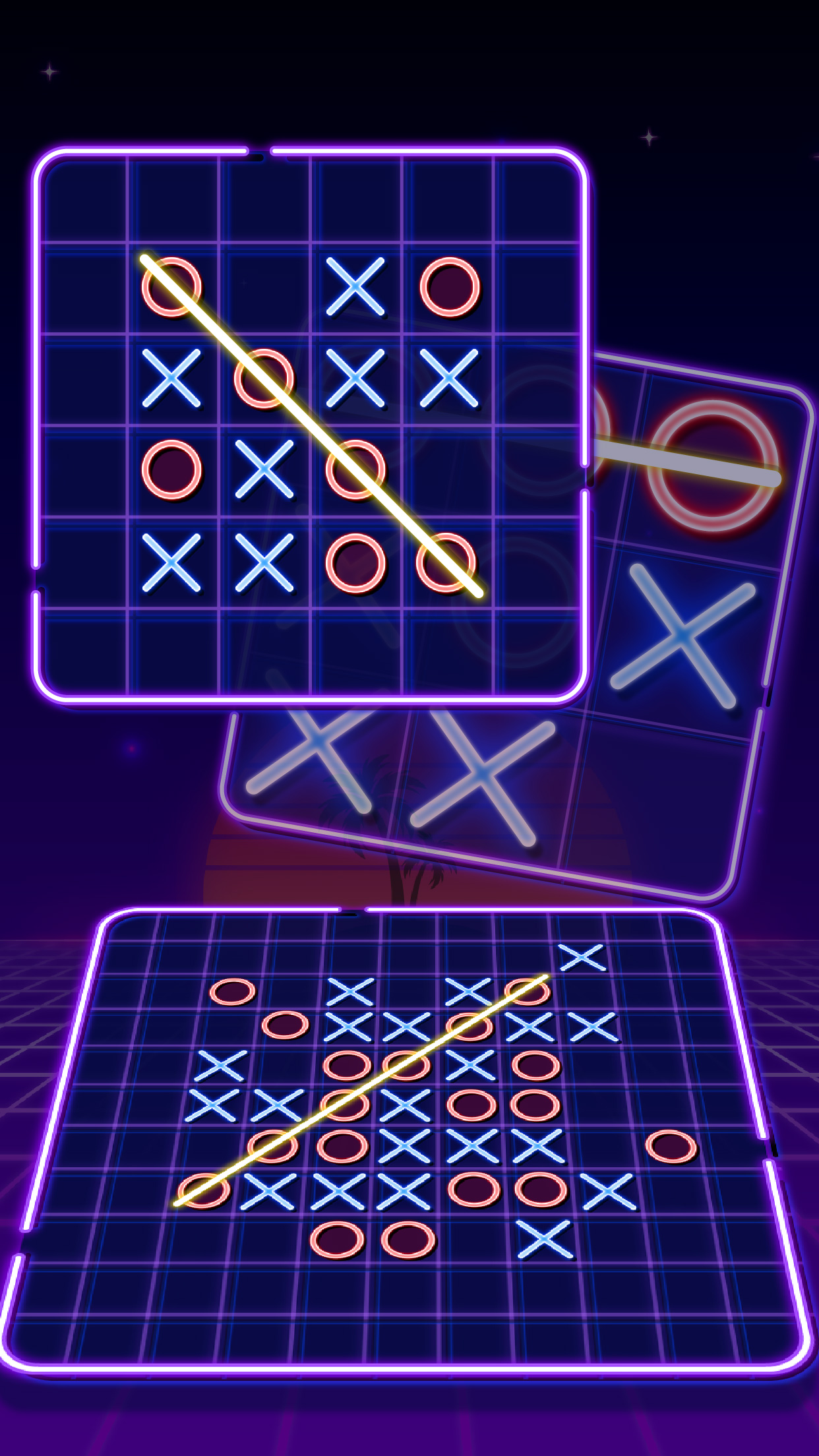 اسکرین شات 5 بازی Tic Tac Toe - 2 Player XO