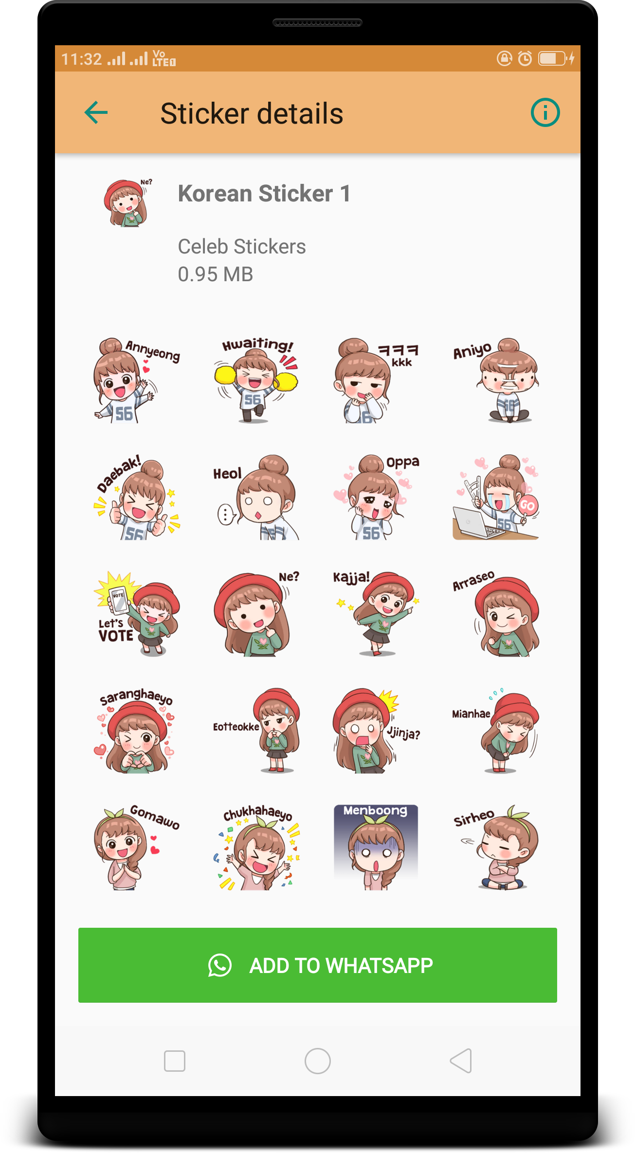اسکرین شات 3 برنامه BlackPink WAStickerApps : Stickers for Whatsapp