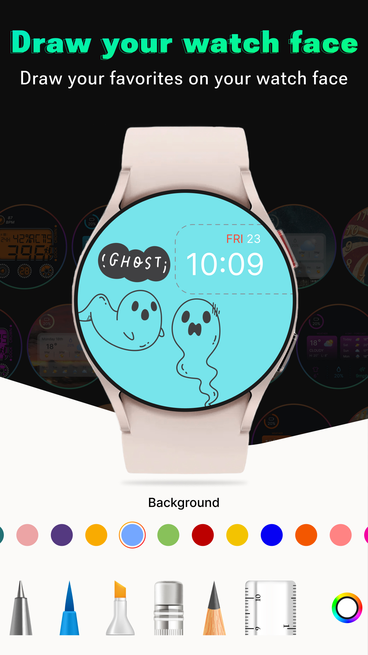 اسکرین شات 6 برنامه Smart Watch Faces Gallery App