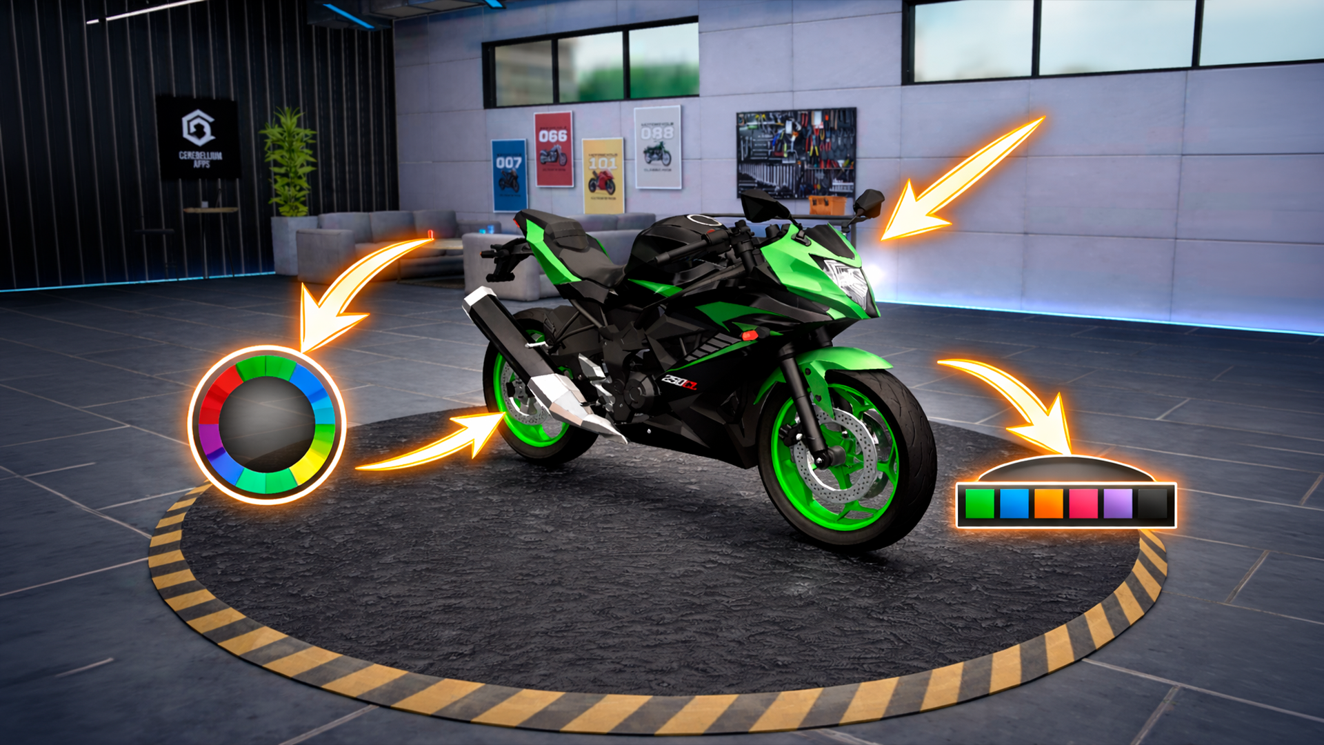 اسکرین شات 7 بازی Motorcycle Real Simulator