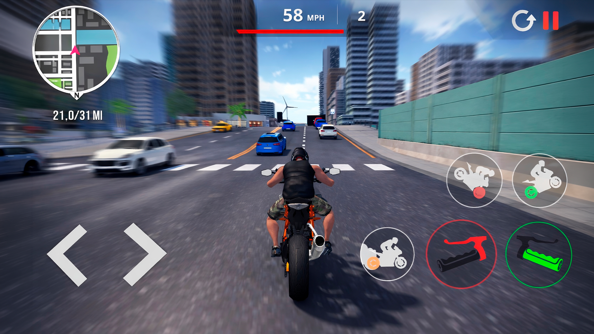 اسکرین شات 1 بازی Motorcycle Real Simulator