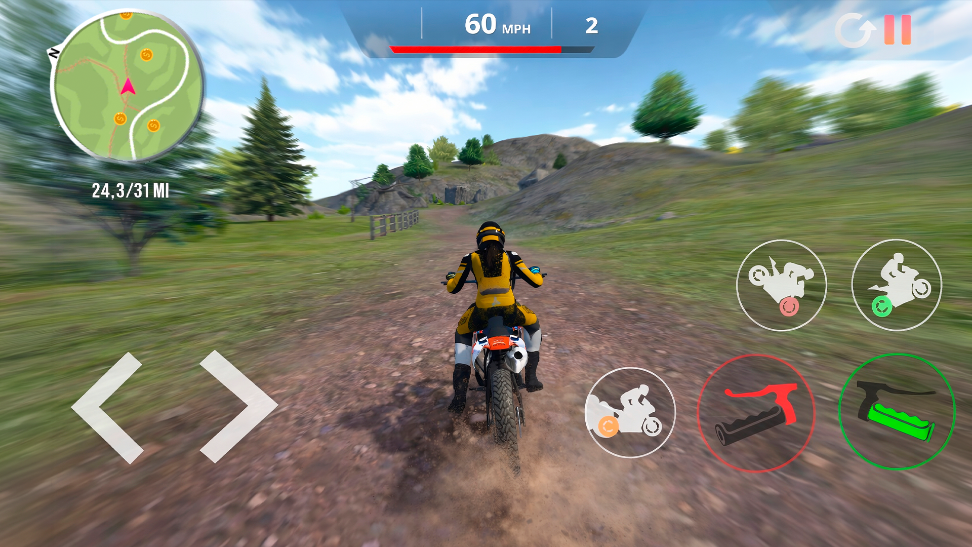 اسکرین شات 3 بازی Motorcycle Real Simulator