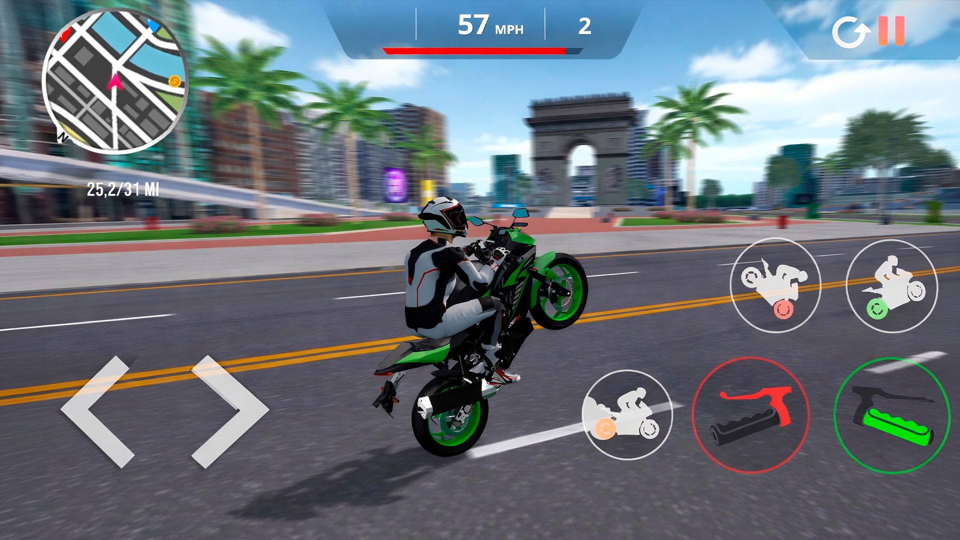 اسکرین شات 2 بازی Motorcycle Real Simulator